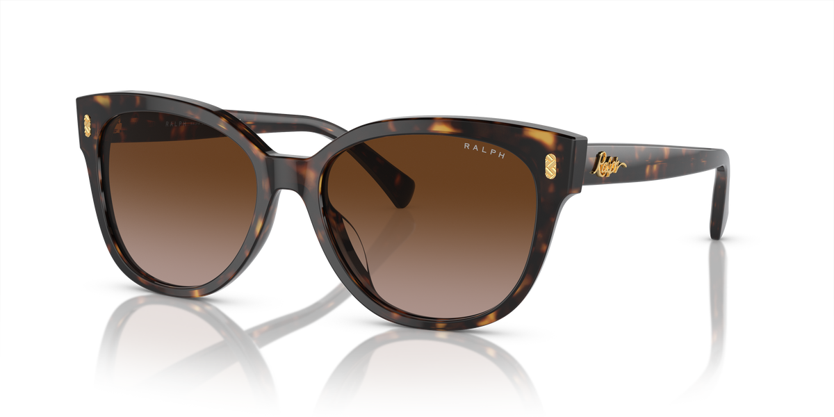 Ralph by Ralph Lauren RA5305U sunglasses in Black Havana tortoiseshell, three-quarter view