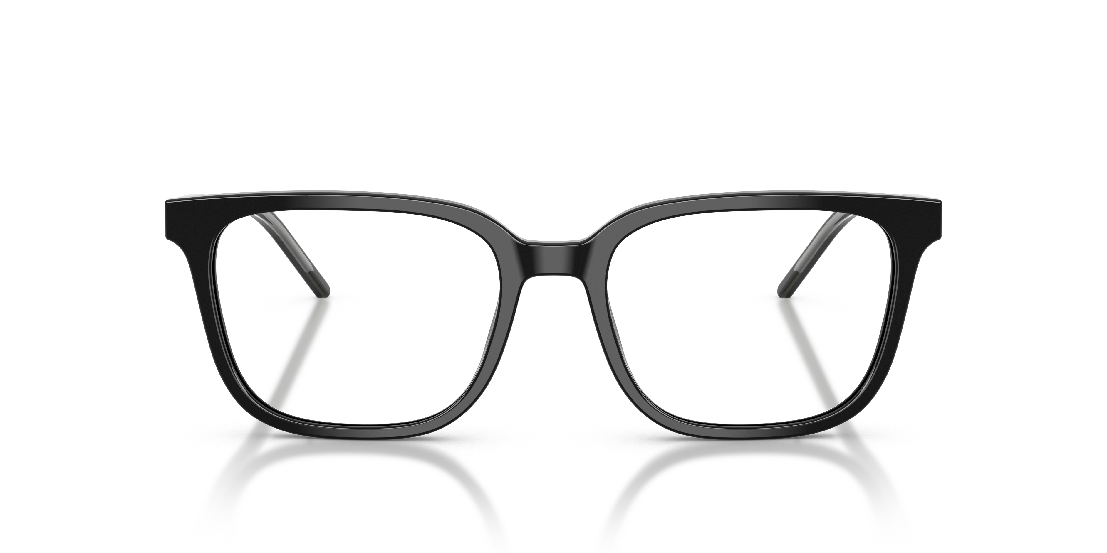 Emporio Armani EA3258 Shiny Black front view