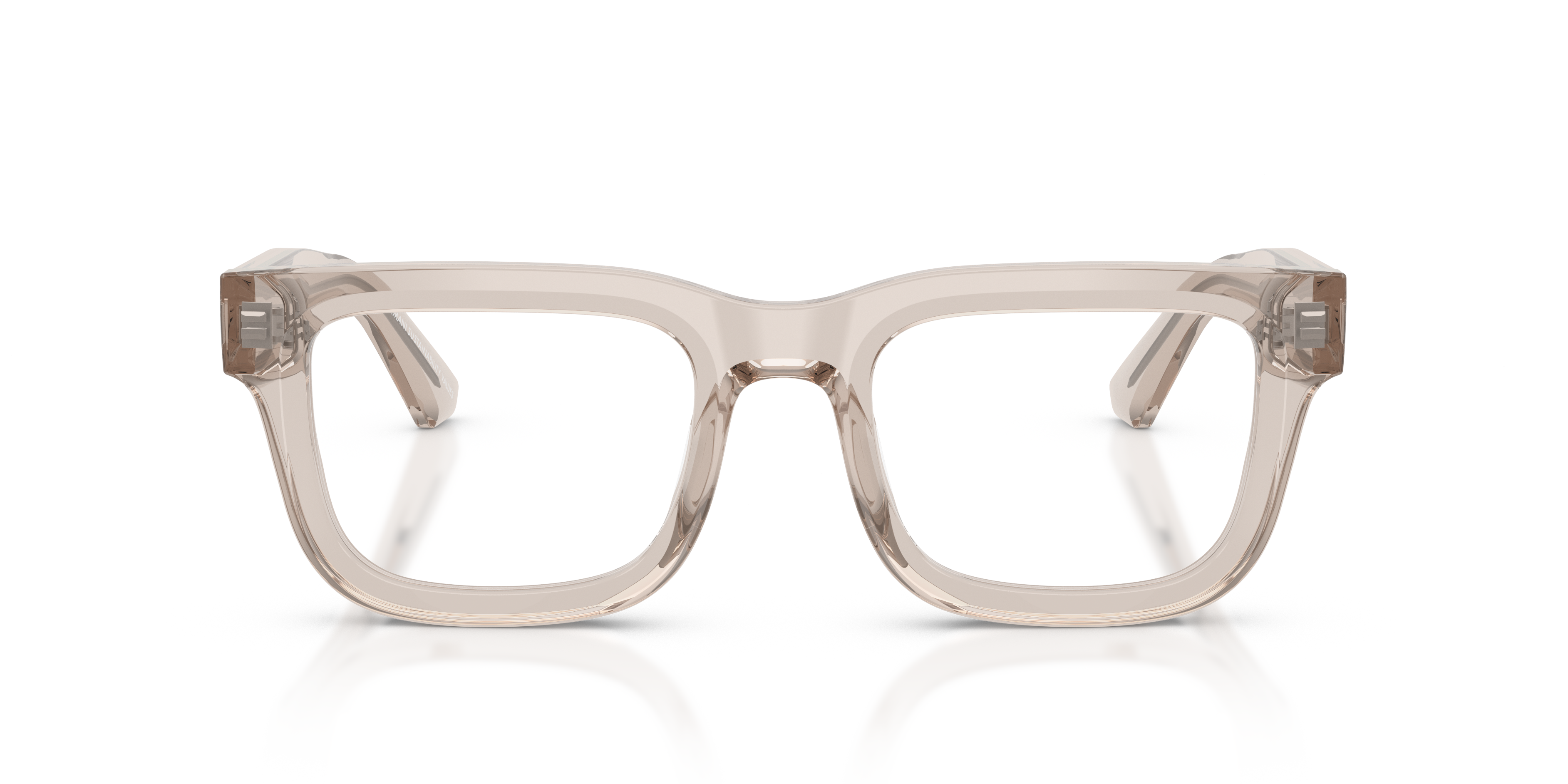 Emporio Armani EA3279 Shiny Transparent Tundra front view