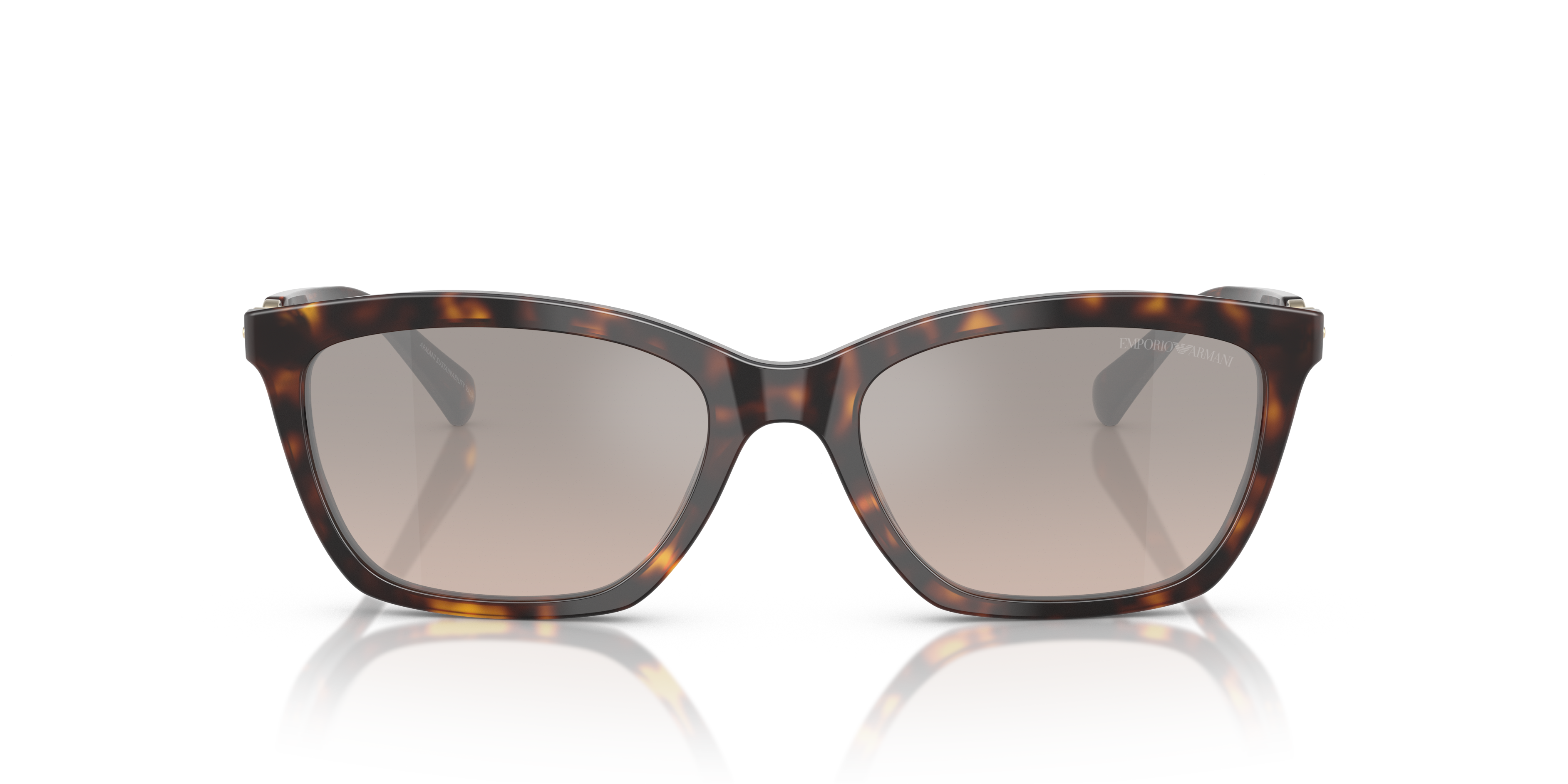Emporio Armani EA4238 Shiny Havana front view