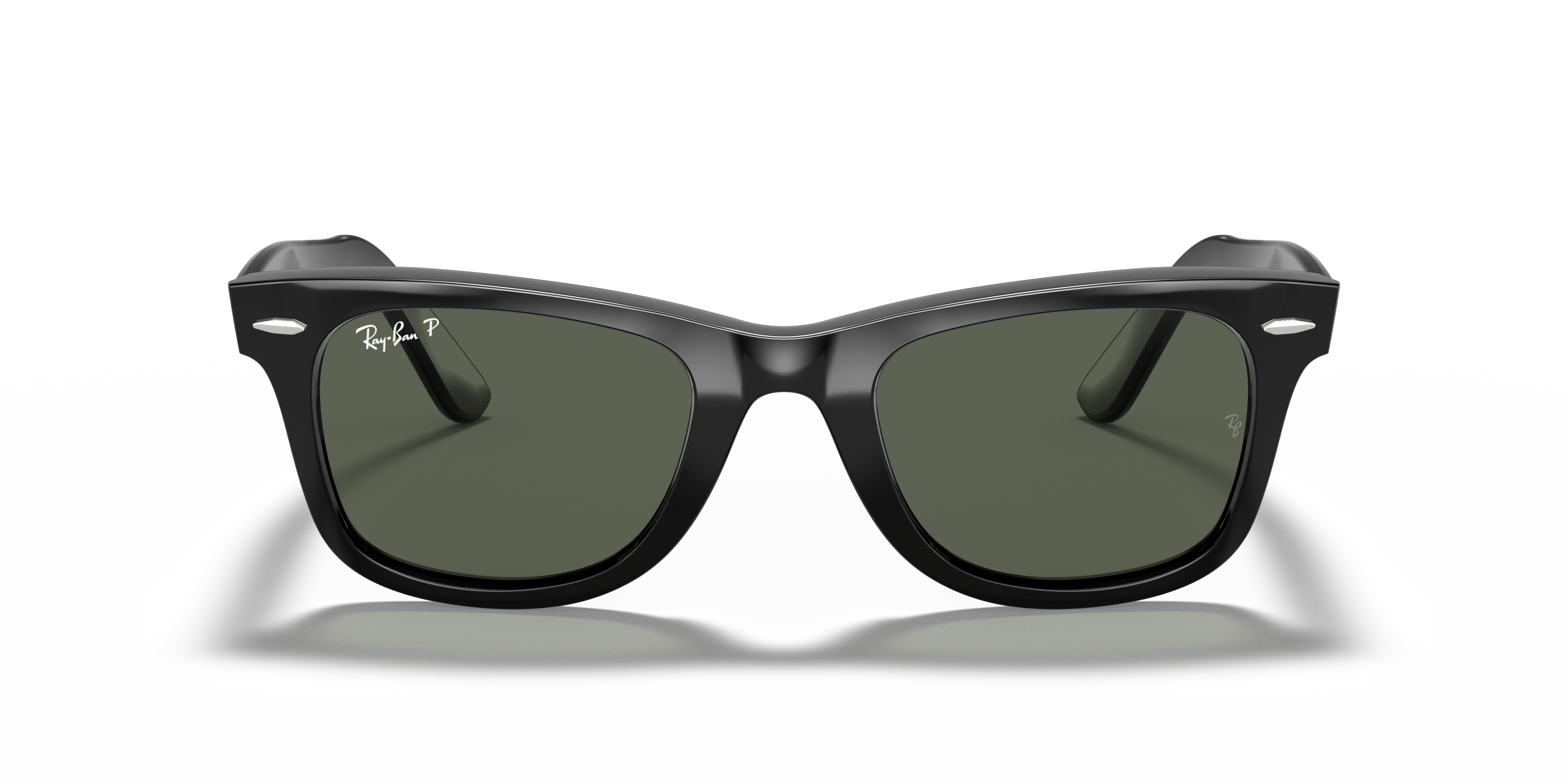 Ray-Ban Wayfarer RB2140 Black Polarised (901/58) front view