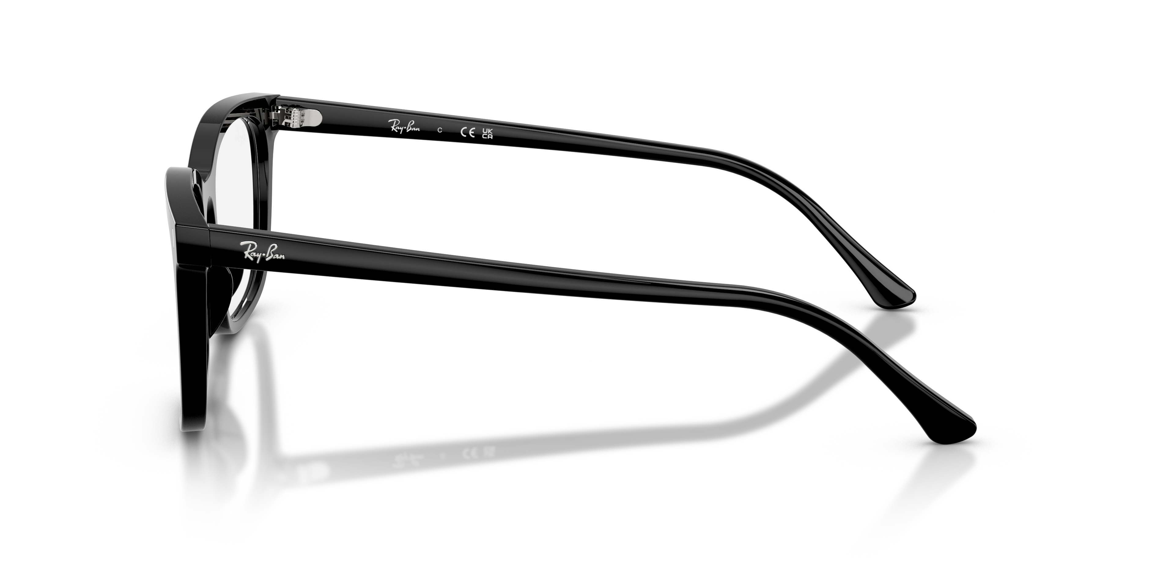 Ray-Ban RB5446 Glasses – Black (2000), side view