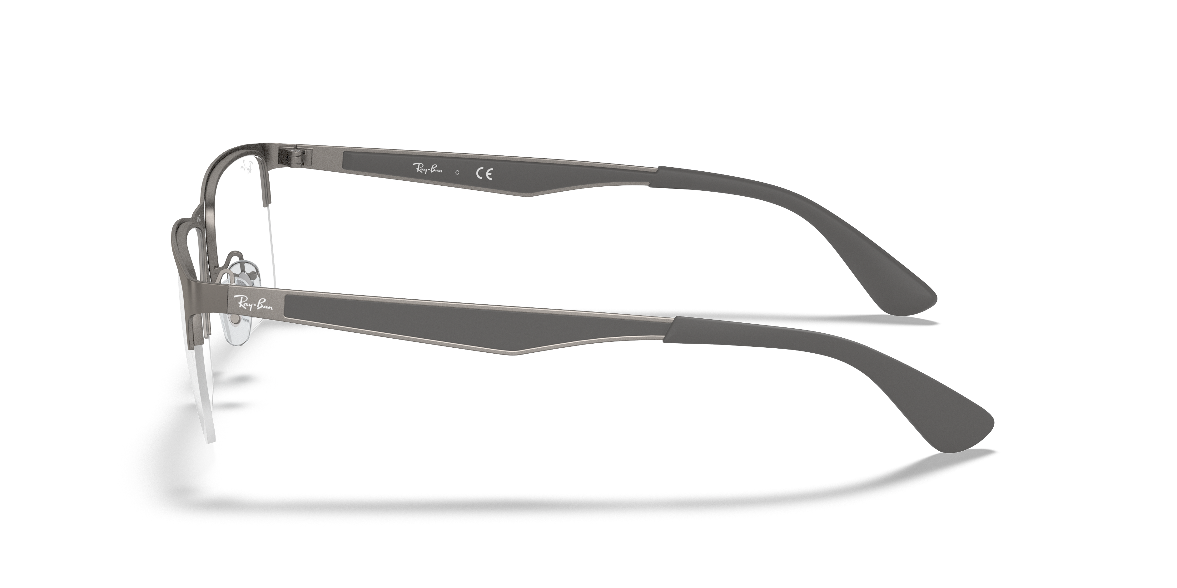 Ray-Ban RB6335 in Gunmetal, side view #Colour_Gunmetal (2855)