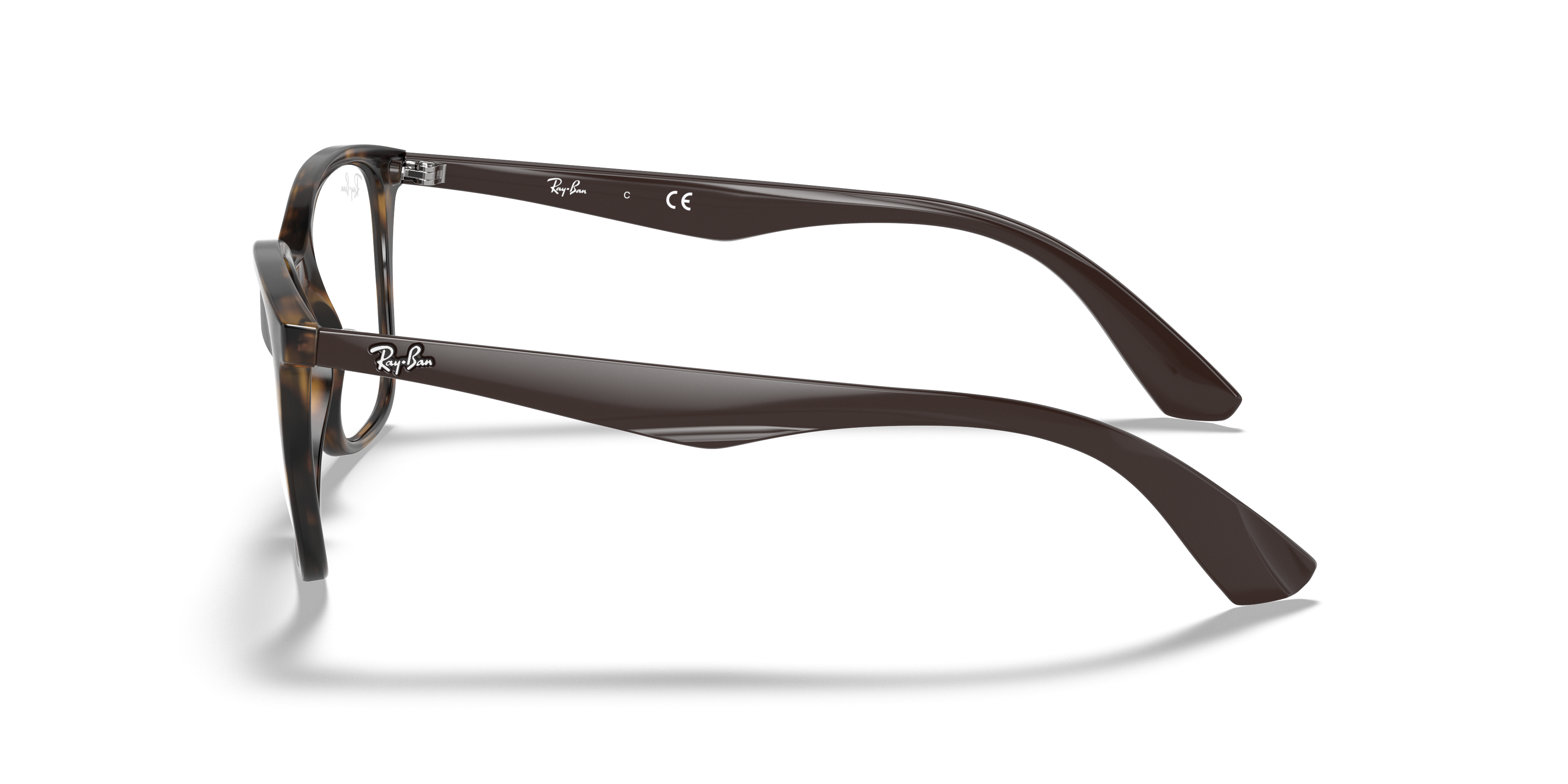 Ray-Ban RB7066 in Havana, side view #Colour_Havana (5577)