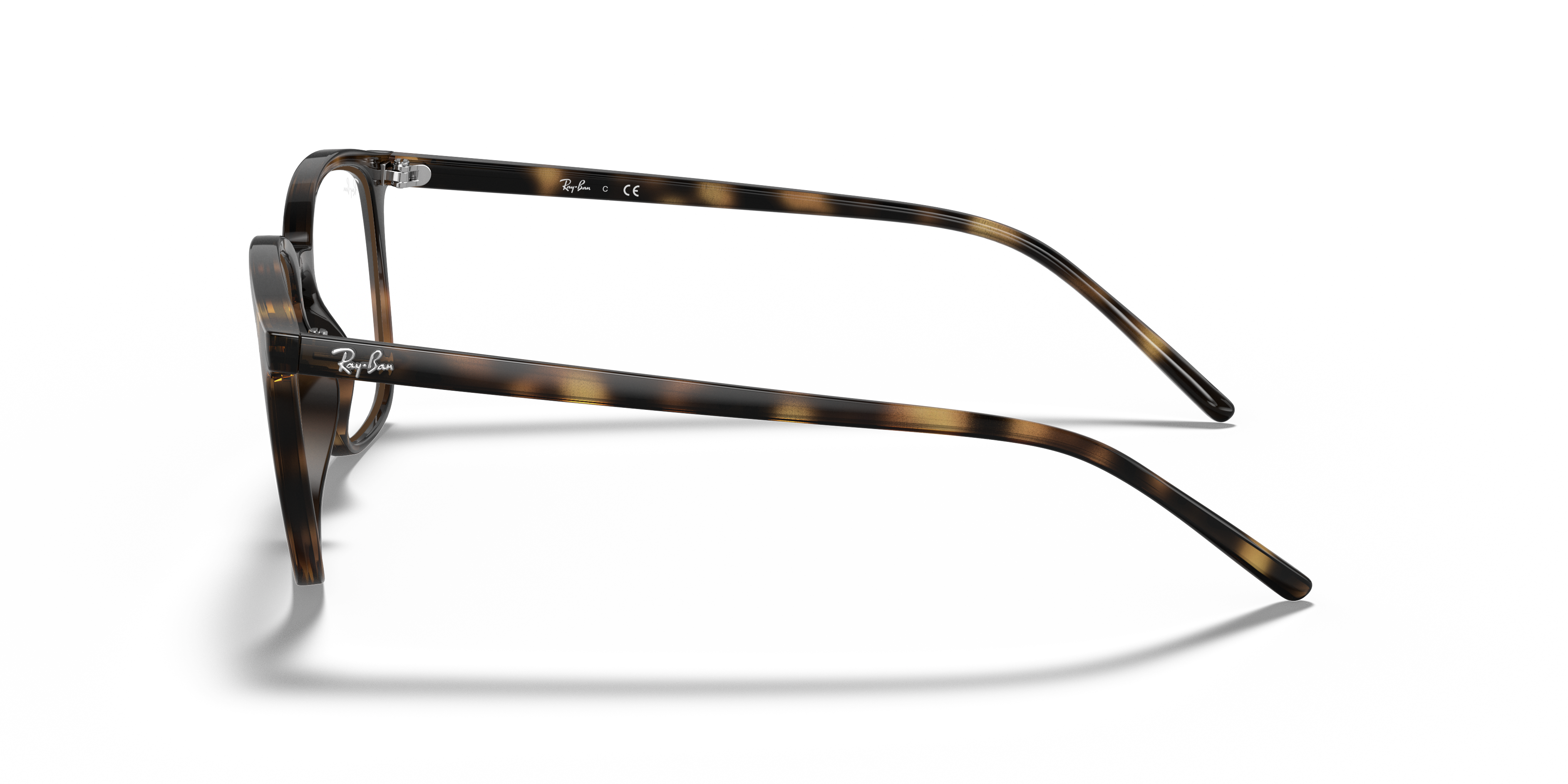 Ray-Ban RB7185 in Havana, side view #Colour_Havana (2012)