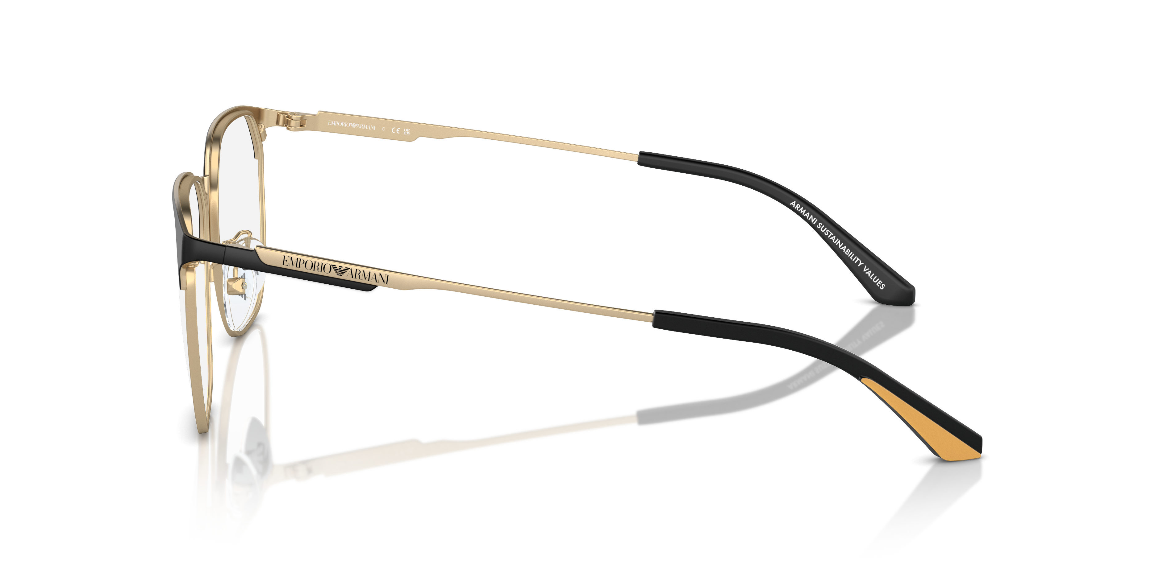 Matte Pale Gold/Black, side view #Colour_Matte Pale Gold/Black