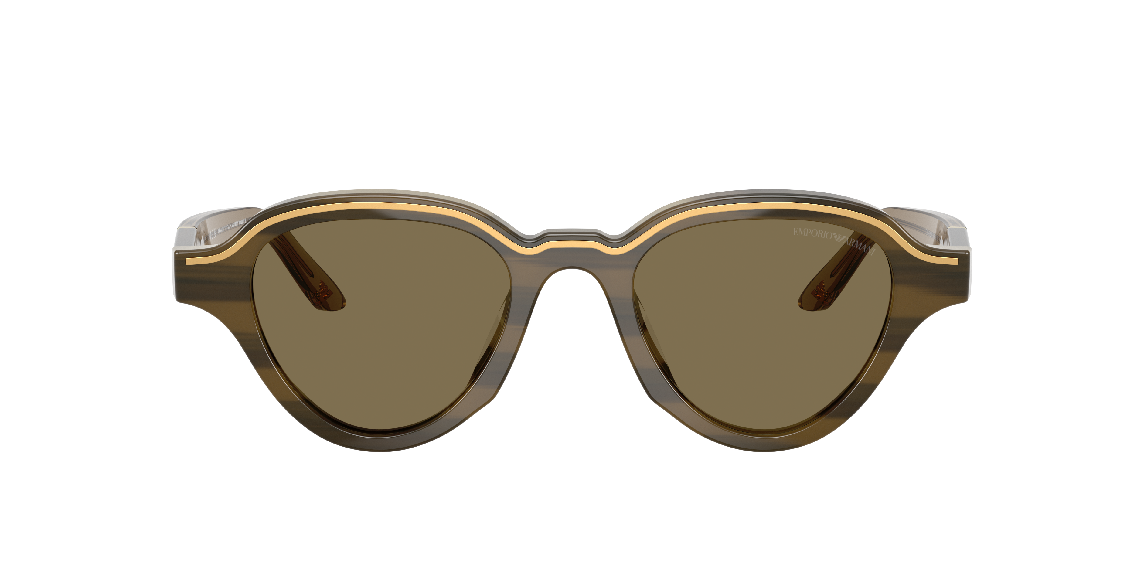 Brown On Striped Beige (633873), front view #Colour_Brown On Striped Beige (633873)