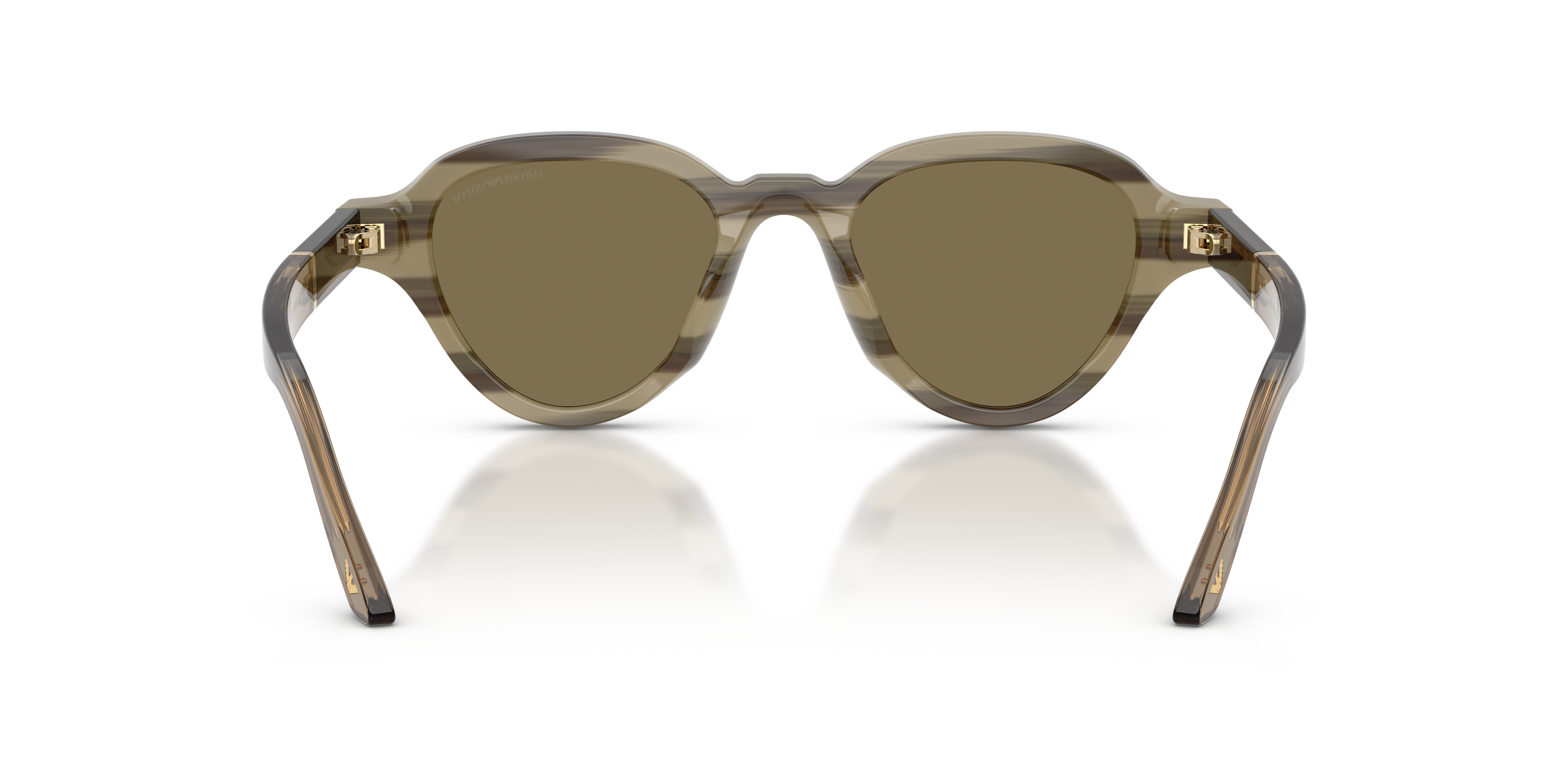 Brown On Striped Beige (633873), back view #Colour_Brown On Striped Beige (633873)
