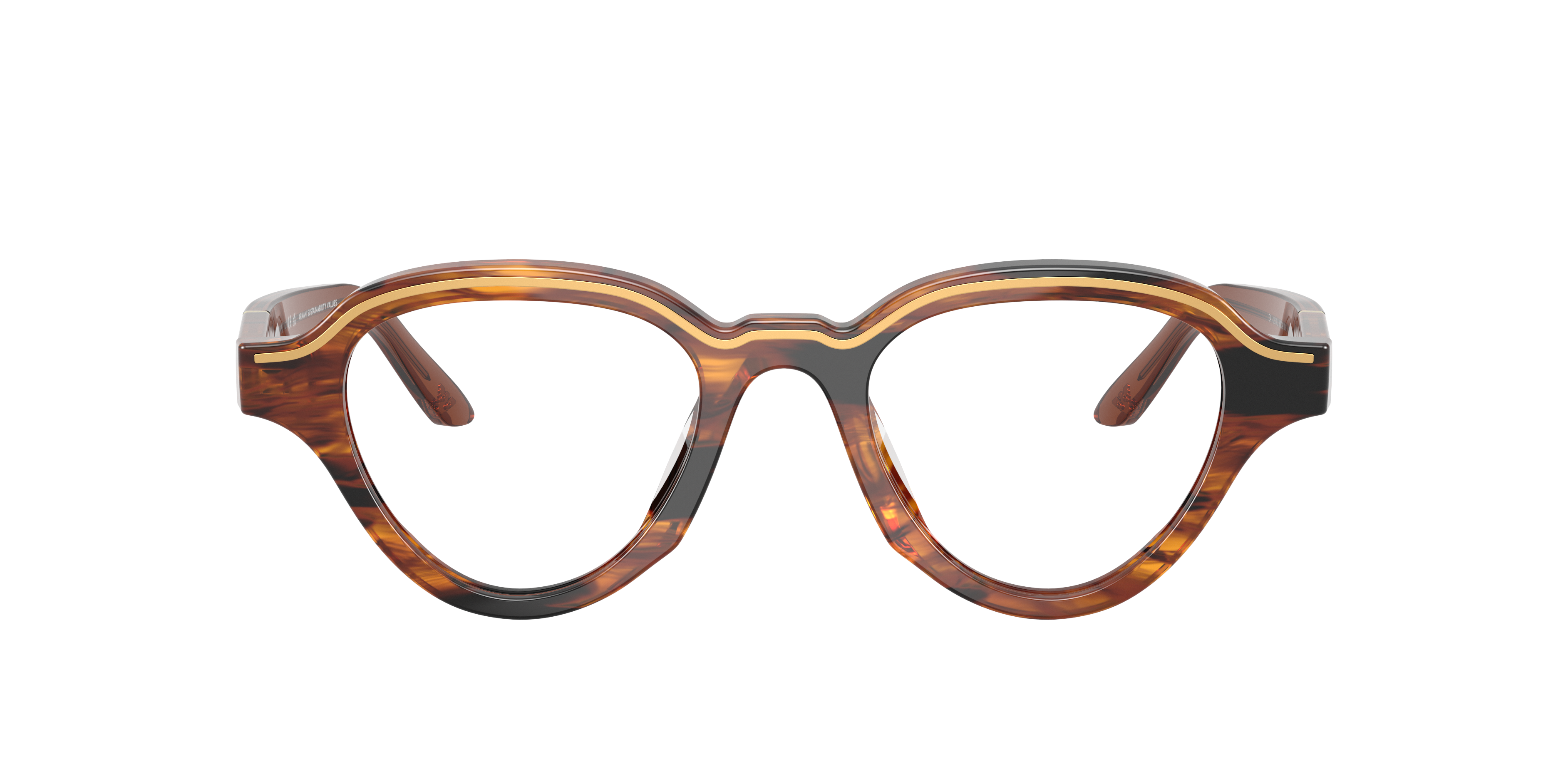 Striped Dark Brown (63391W), front view #Colour_Striped Dark Brown (63391W)