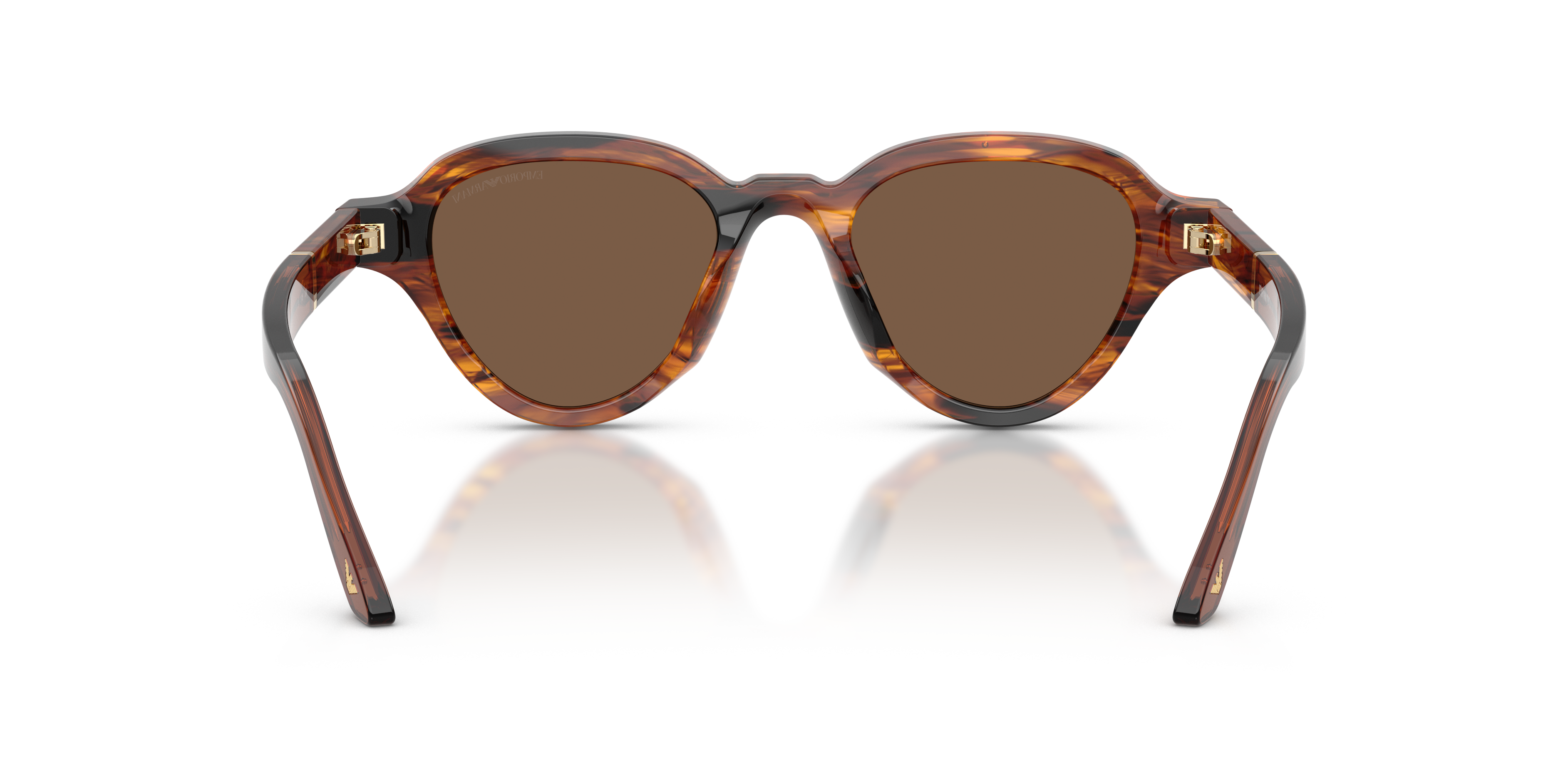 Striped Dark Brown (633973), back view #Colour_Striped Dark Brown (633973)
