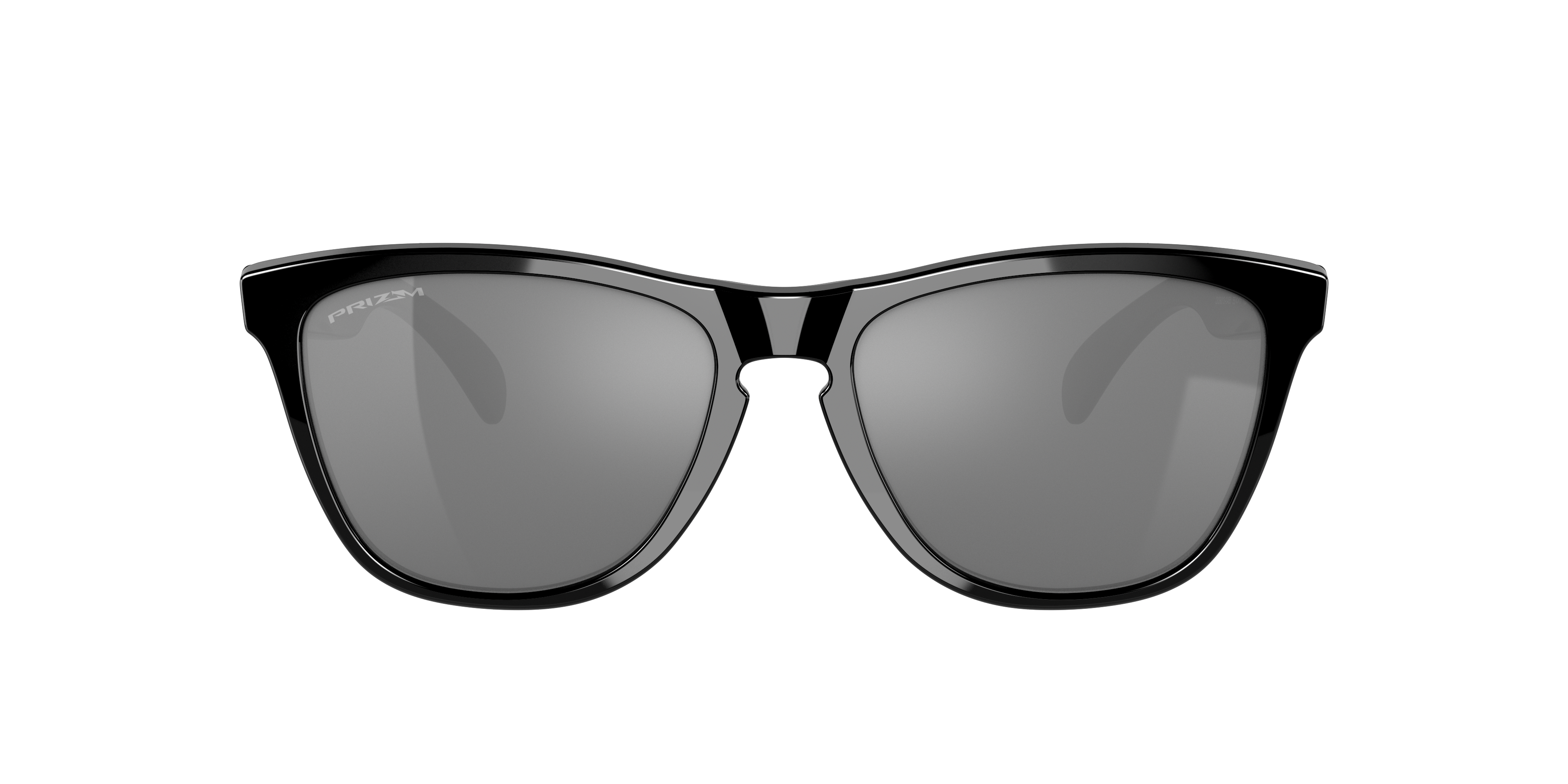 Oakley Frogskins OO9013 in Polished Black / Prizm Black, front view #Colour_Polished Black / Prizm Black
