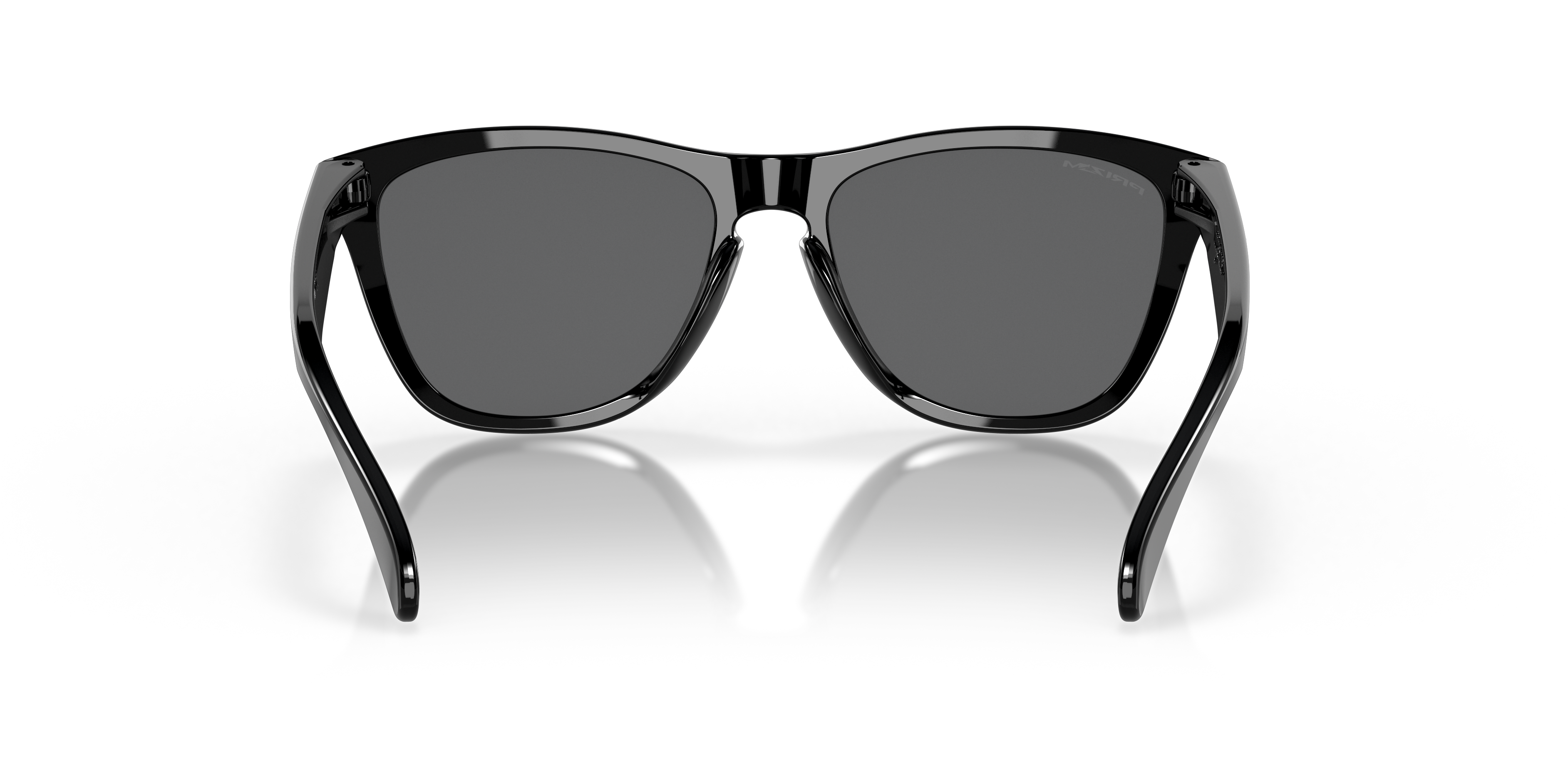 Oakley Frogskins OO9013 in Polished Black / Prizm Black, back view #Colour_Polished Black / Prizm Black