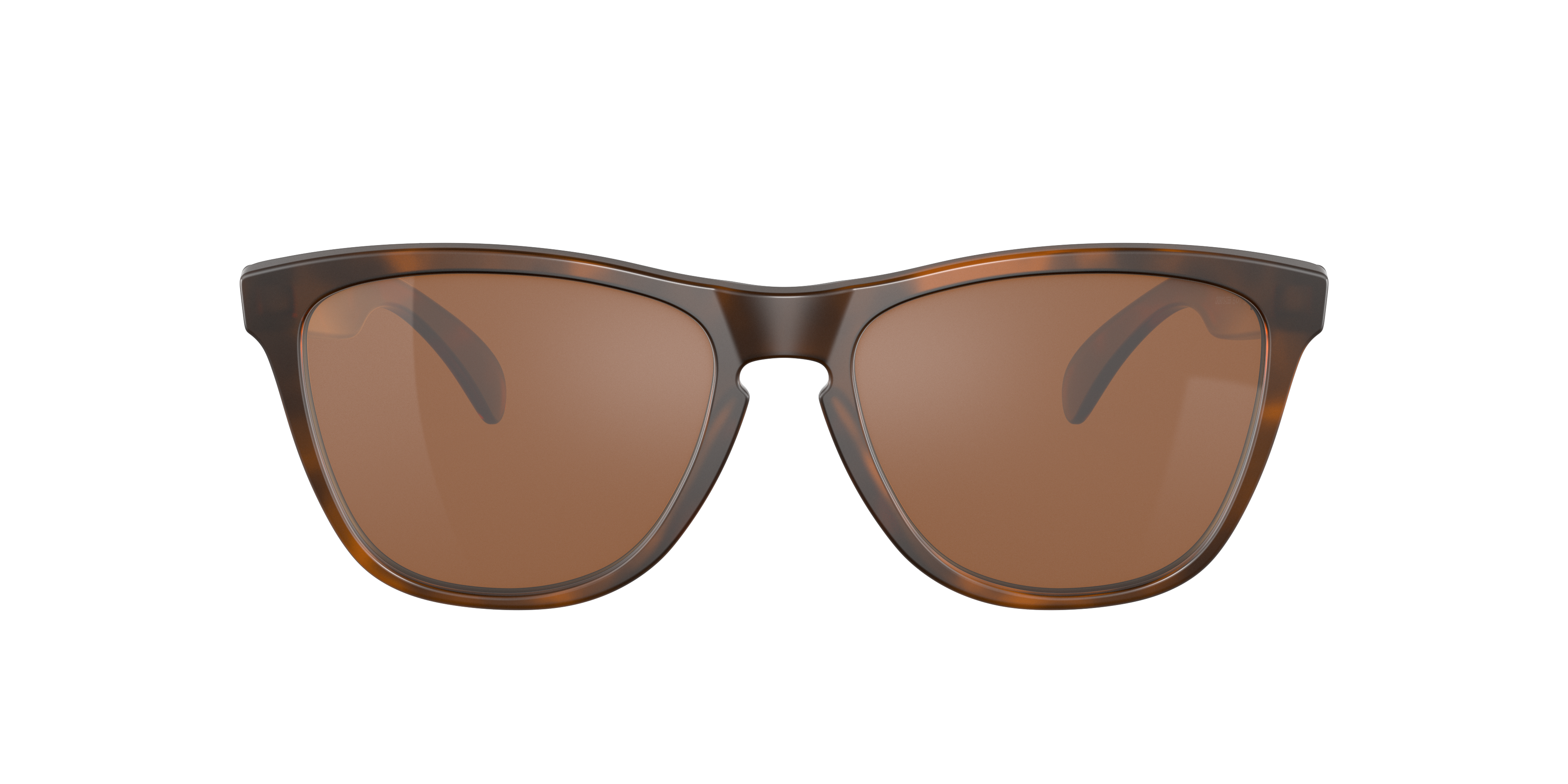 Oakley Frogskins OO9013 in Matte Tortoise / Prizm Tungsten, front view #Colour_Matte Tortoise / Prizm Tungsten