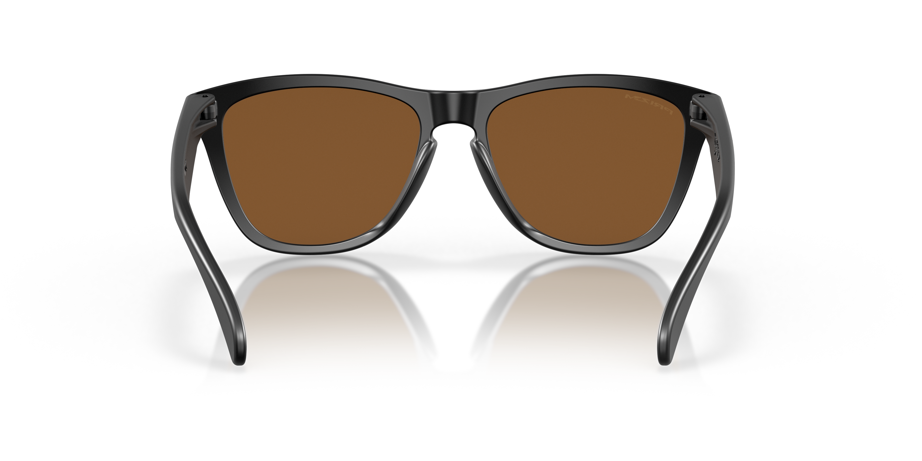Oakley Frogskins OO9013 in Matte Black / Prizm Violet, back view #Colour_Matte Black / Prizm Violet