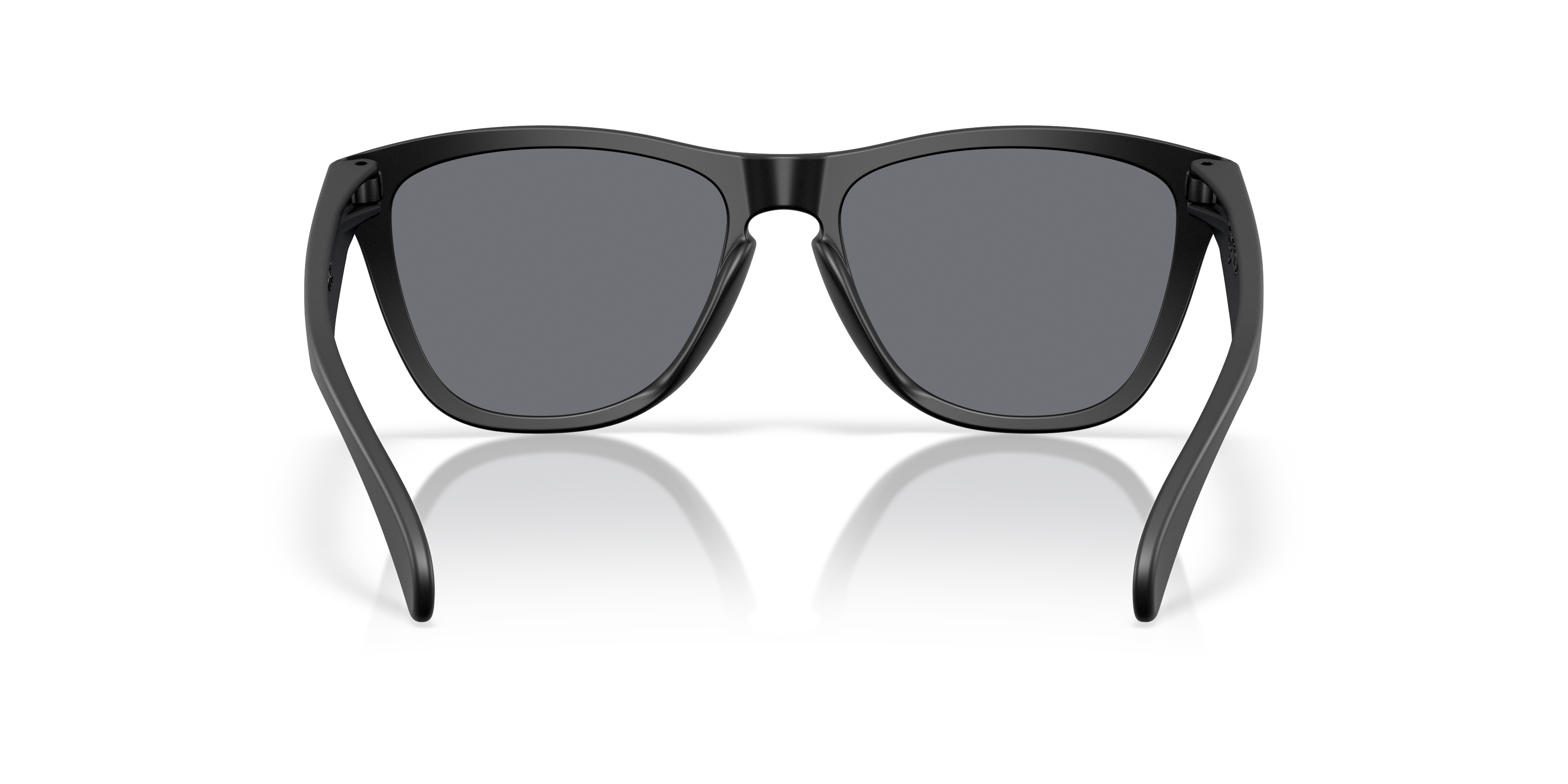Oakley Frogskins OO9013 in Matte Black / Grey, back view #Colour_Matte Black / Grey