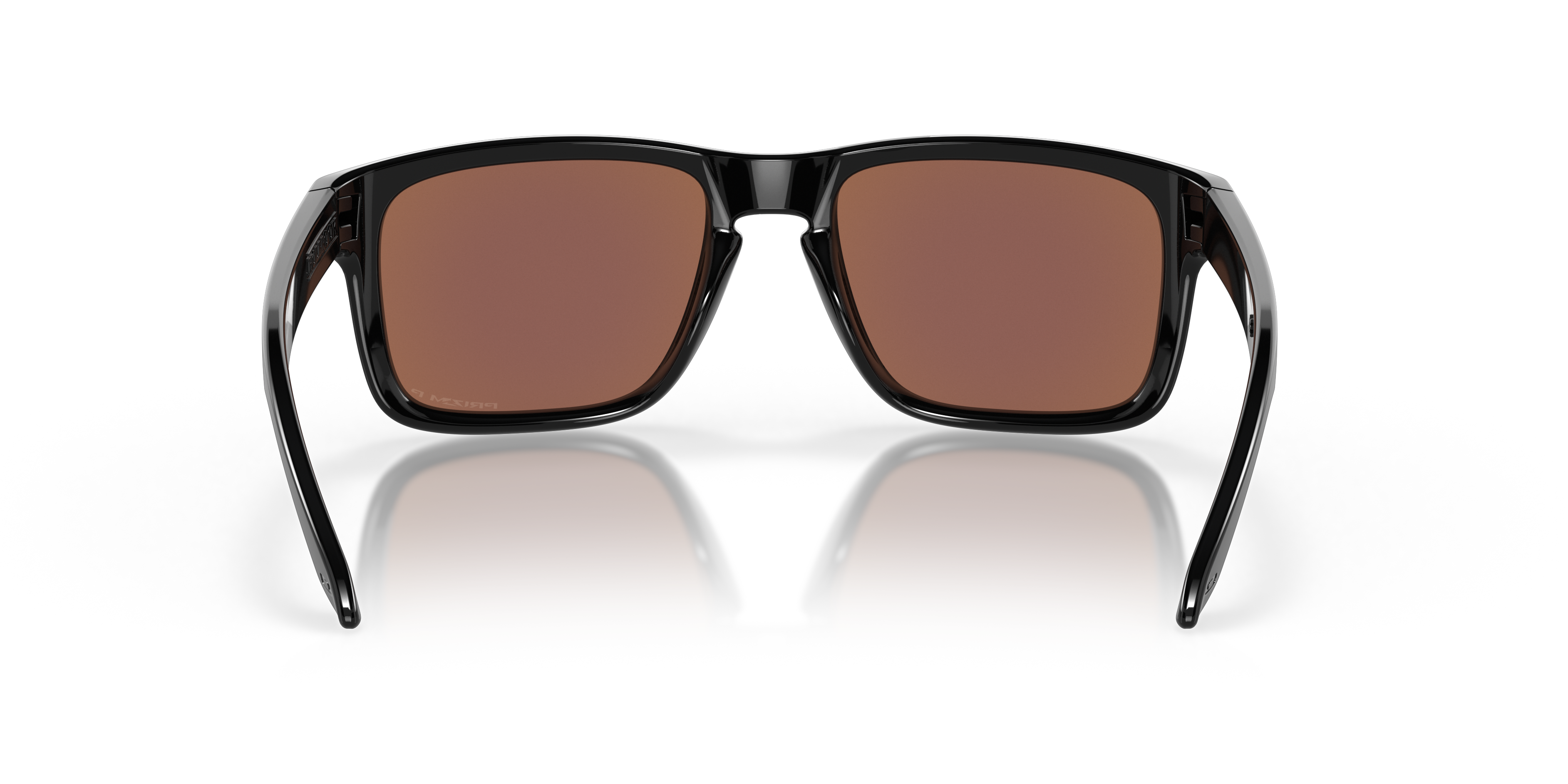 Oakley Holbrook OO9102 in Polished Black / Prizm Deep Water Polarized, back view #Colour_Polished Black / Prizm Deep Water Polarized