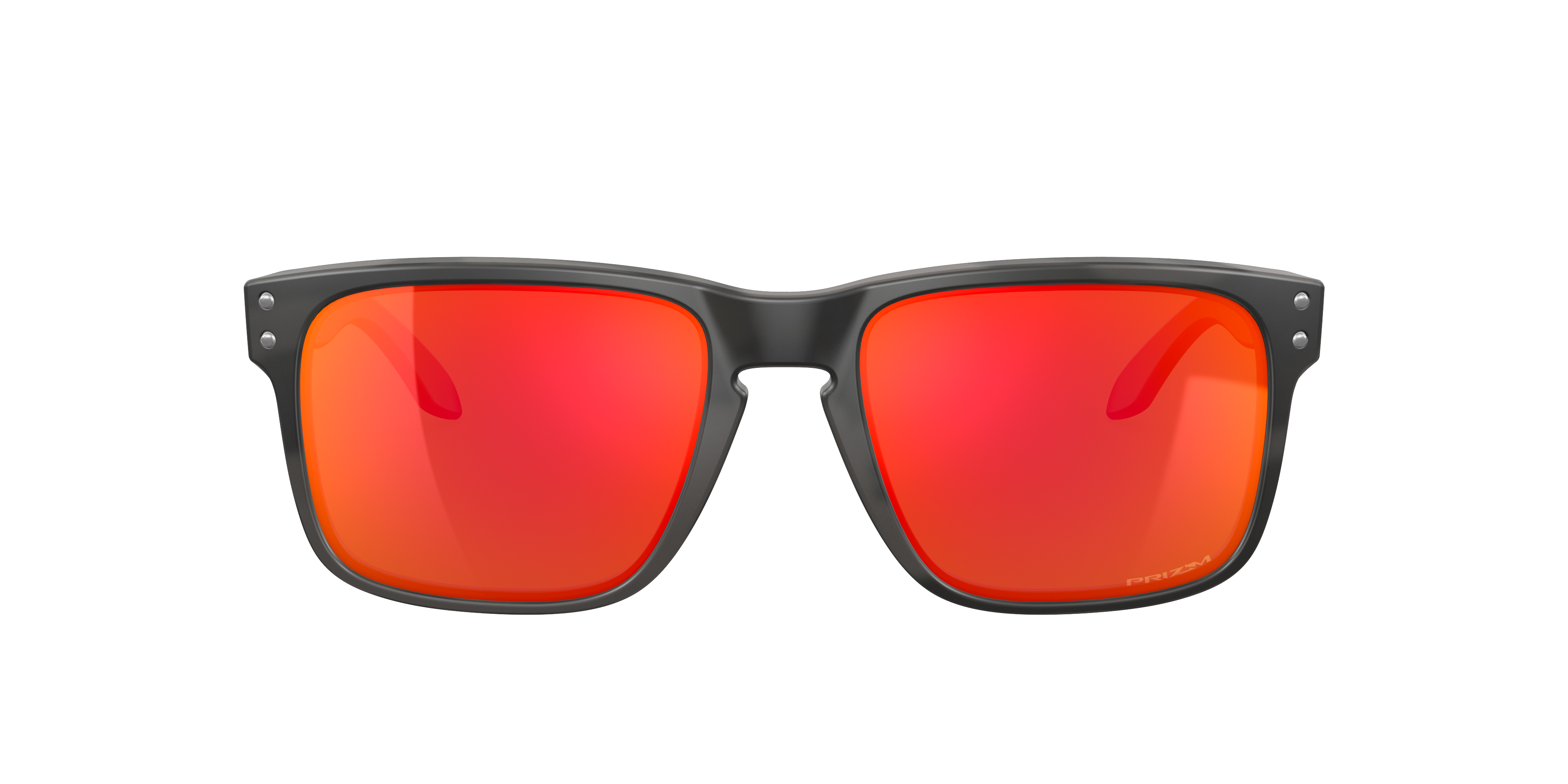 Oakley Holbrook OO9102 in Black Camo / Prizm Ruby, front view #Colour_Black Camo / Prizm Ruby