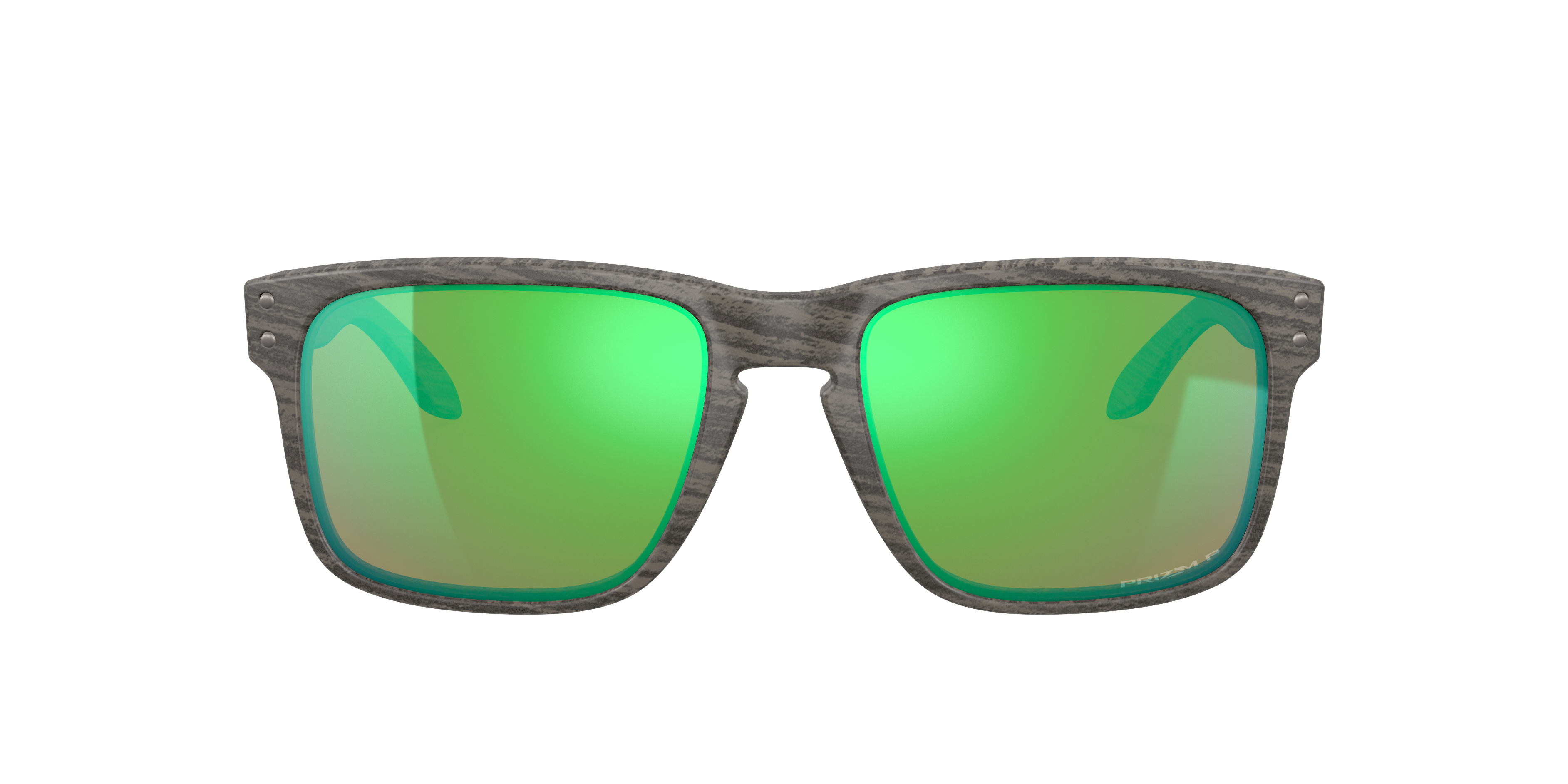 Oakley Holbrook OO9102 in Woodgrain / Prizm Shallow Water Polarized, front view #Colour_Woodgrain / Prizm Shallow Water Polarized
