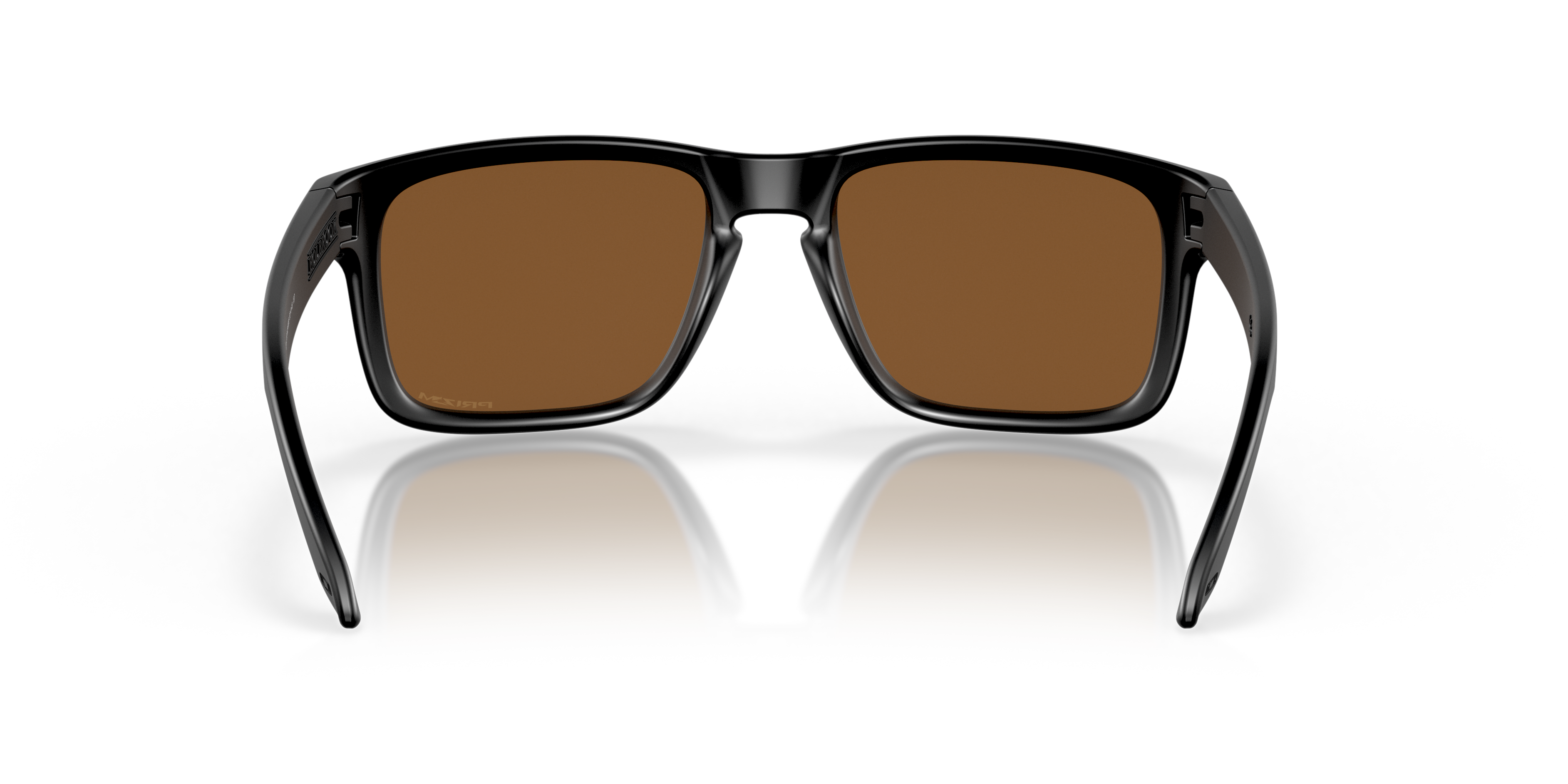 Oakley Holbrook OO9102 in Matte Black / Prizm Violet, back view #Colour_Matte Black / Prizm Violet
