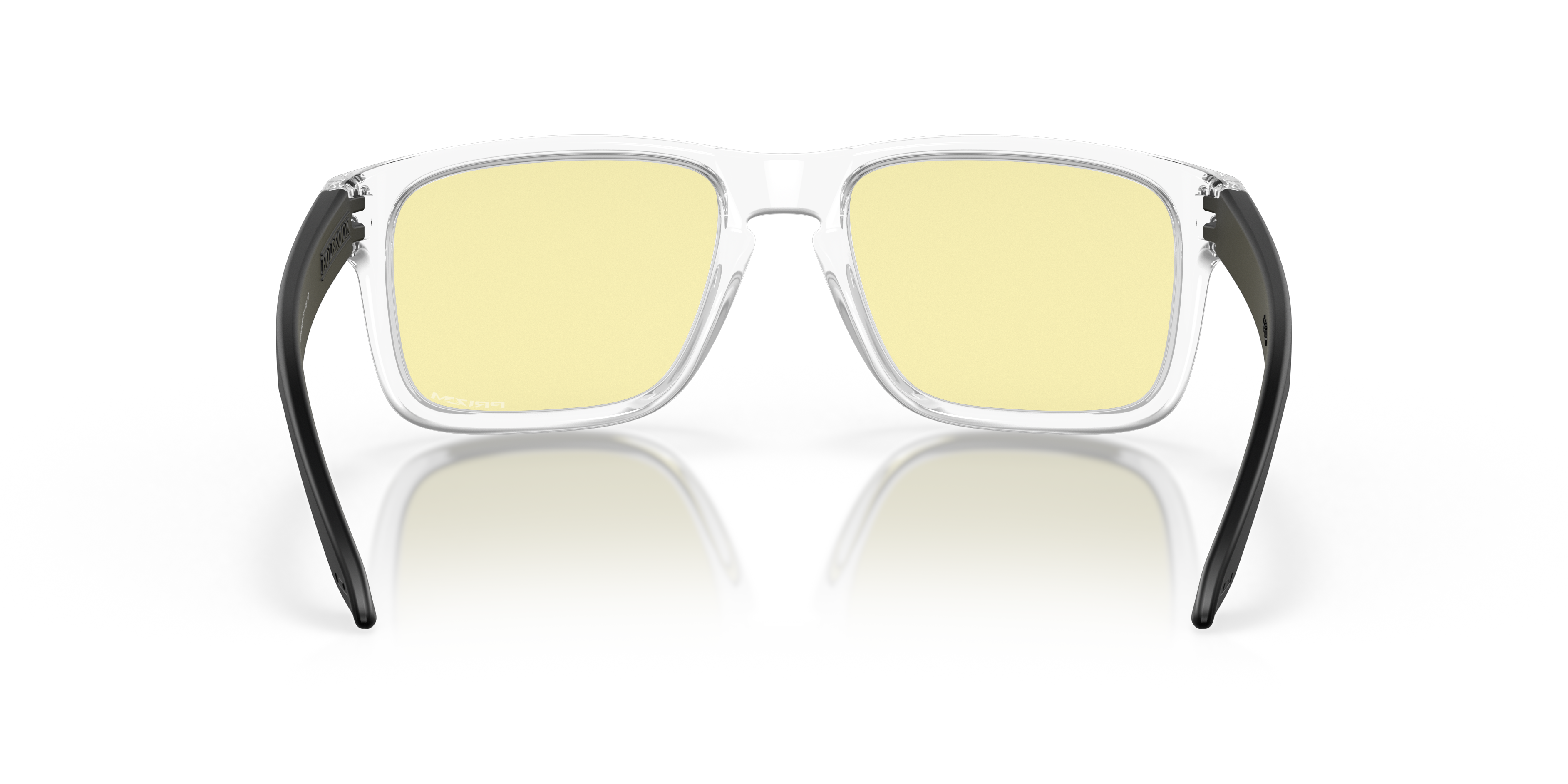 Oakley Holbrook OO9102 in Clear / Prizm Gaming 2.0, back view #Colour_Clear / Prizm Gaming 2.0