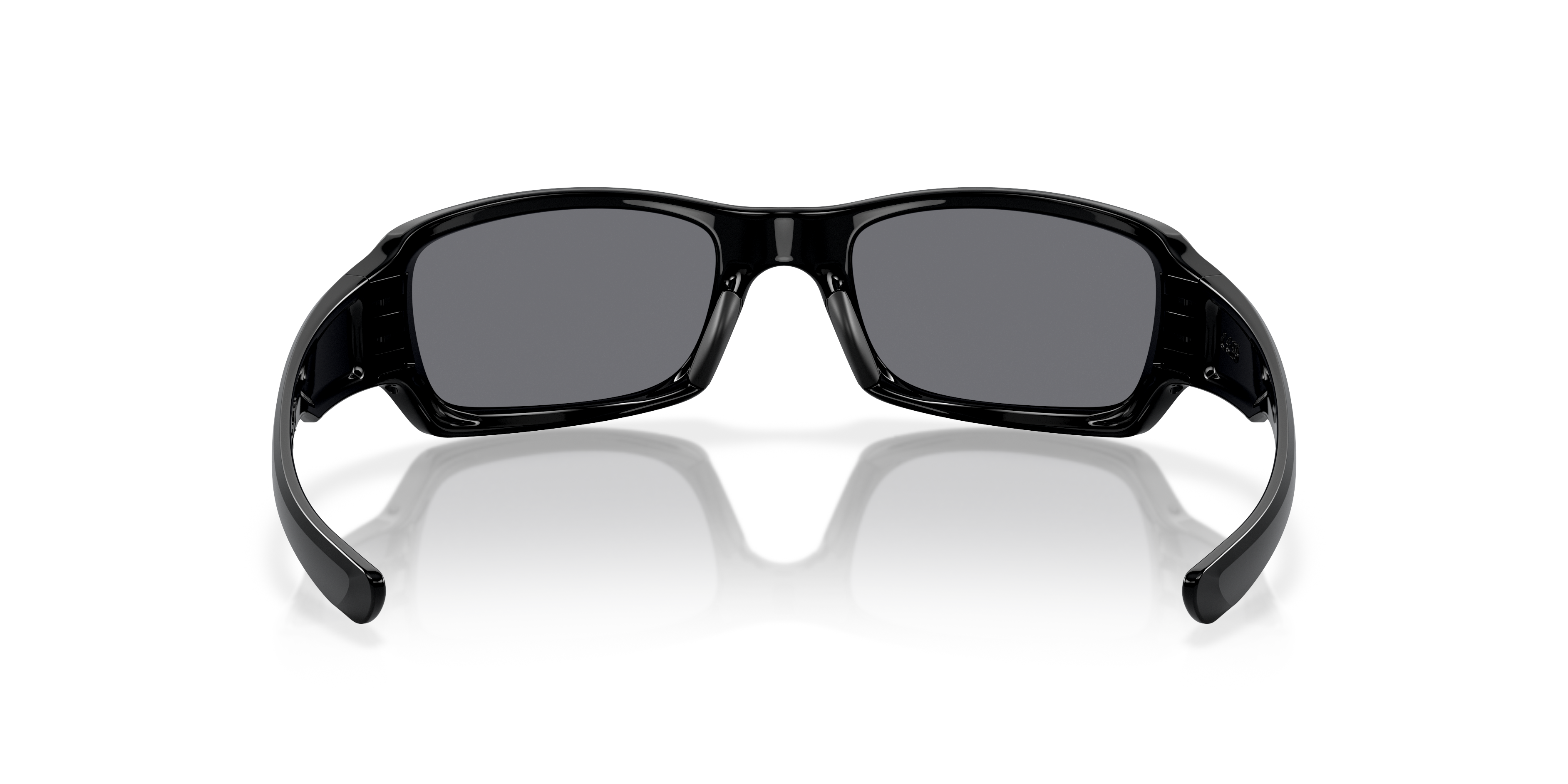 Oakley Fives Squared OO9238 in Polished Black / Grey, back view #Colour_Polished Black / Grey