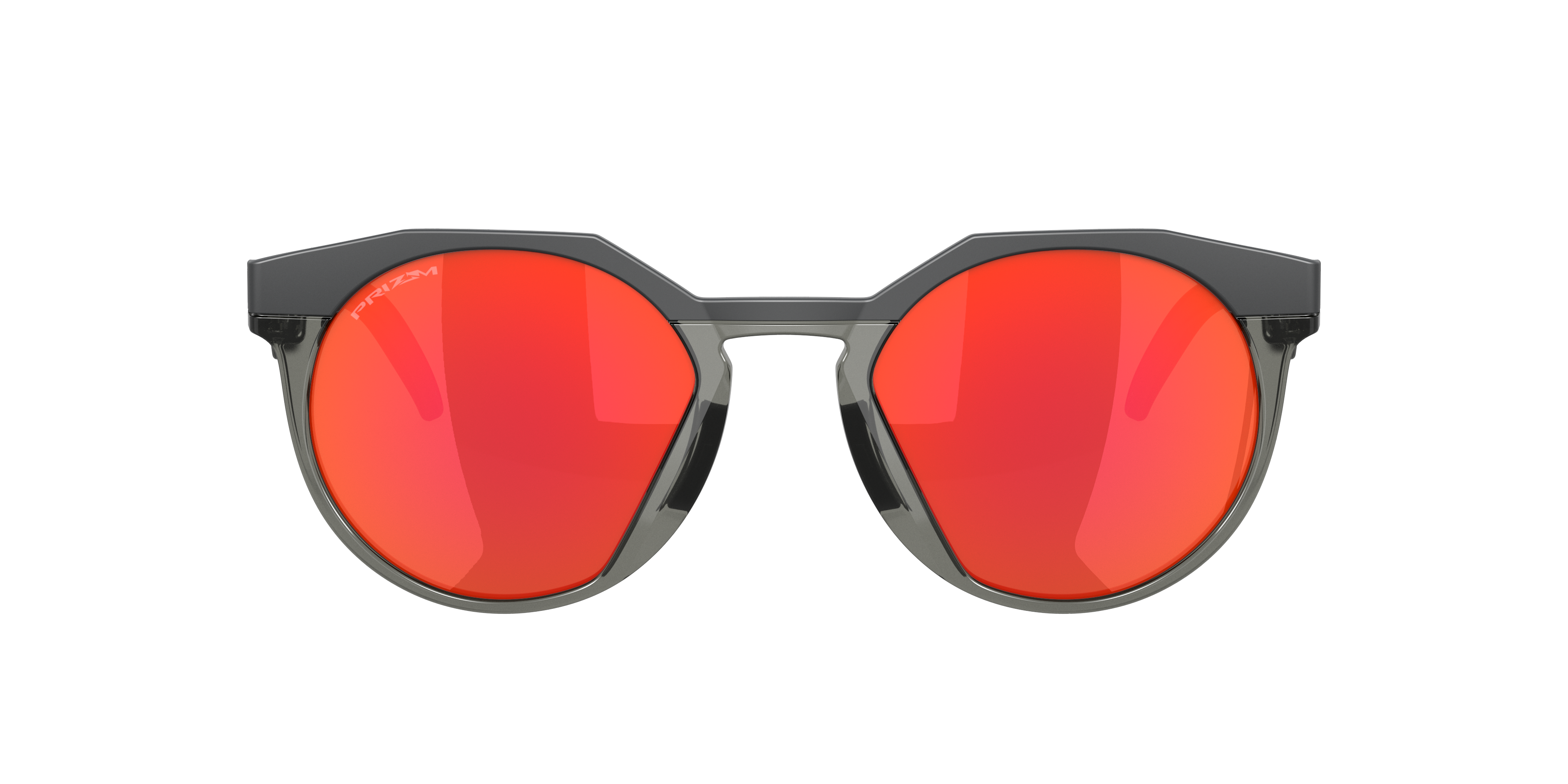 Oakley HSTN OO9242 in Matte Carbon / Prizm Ruby, front view #Colour_Matte Carbon / Prizm Ruby