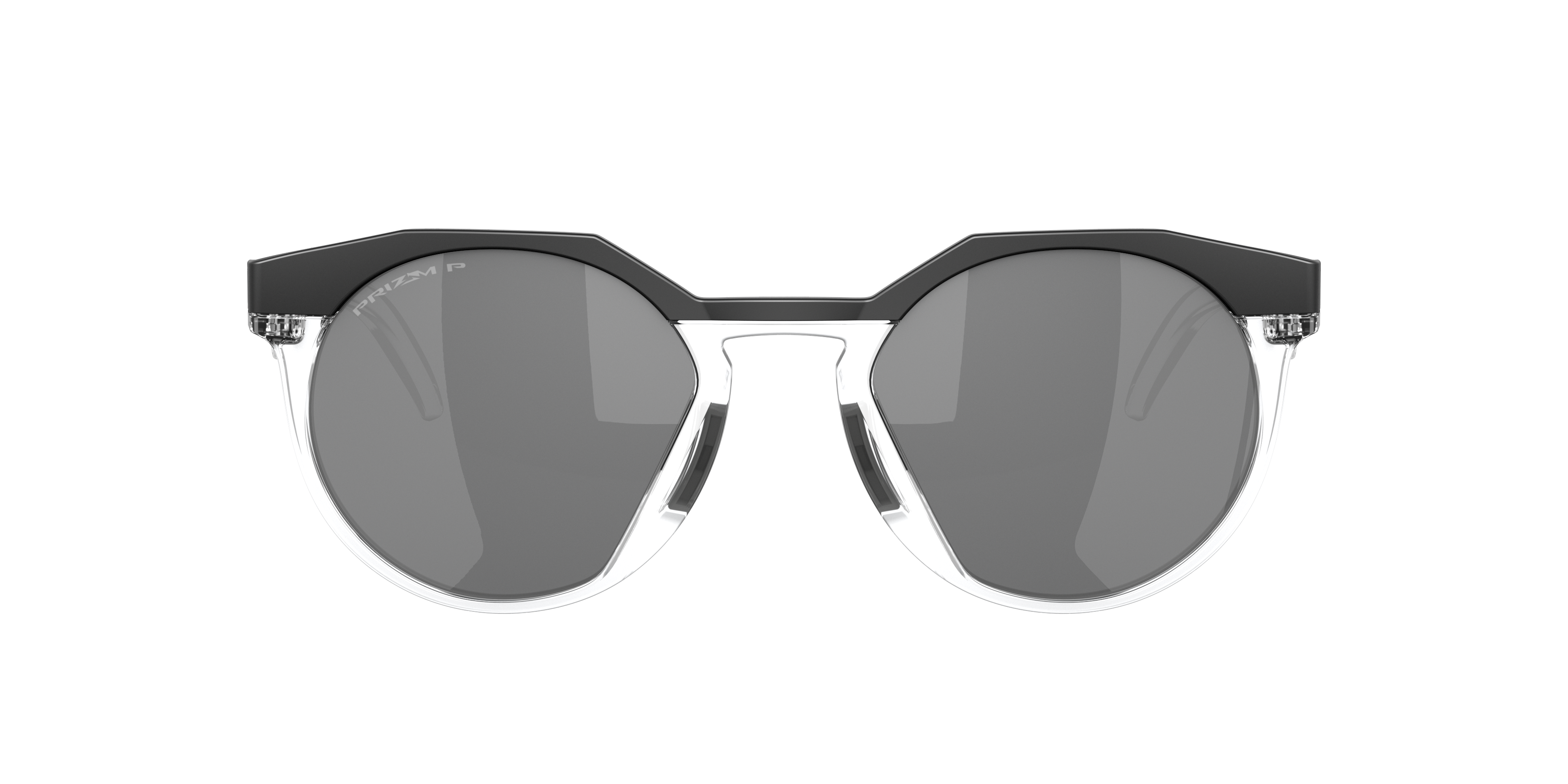 Oakley HSTN OO9242 in Matte Black / Prizm Black Polarized, front view #Colour_Matte Black / Prizm Black Polarized