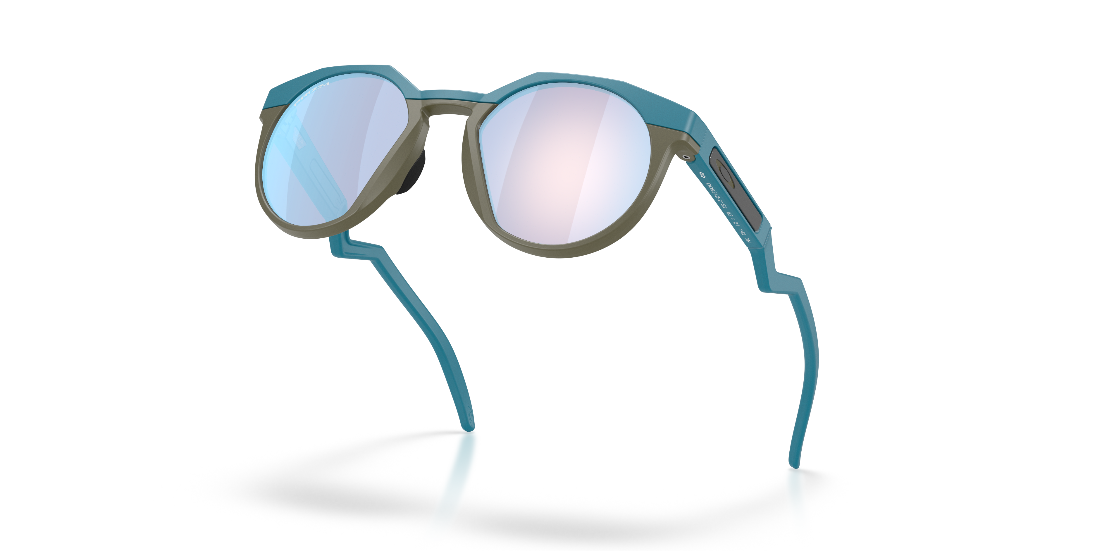 Oakley HSTN OO9242 in Matte Balsam / Prizm Snow Sapphire, angled view #Colour_Matte Balsam / Prizm Snow Sapphire