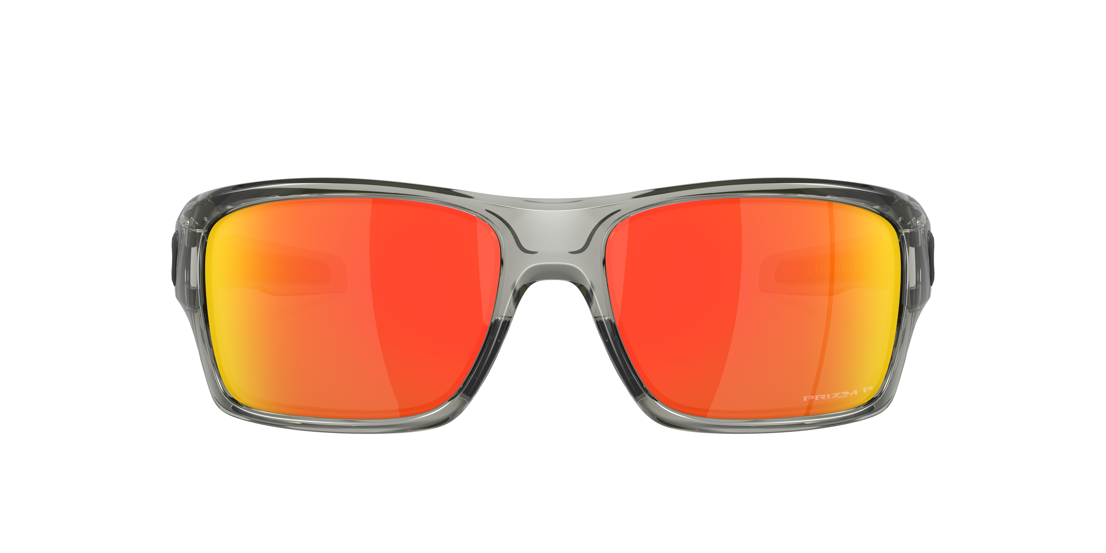 Oakley Turbine OO9263 in Grey Ink / Prizm Ruby Polarized, front view #Colour_Grey Ink / Prizm Ruby Polarized