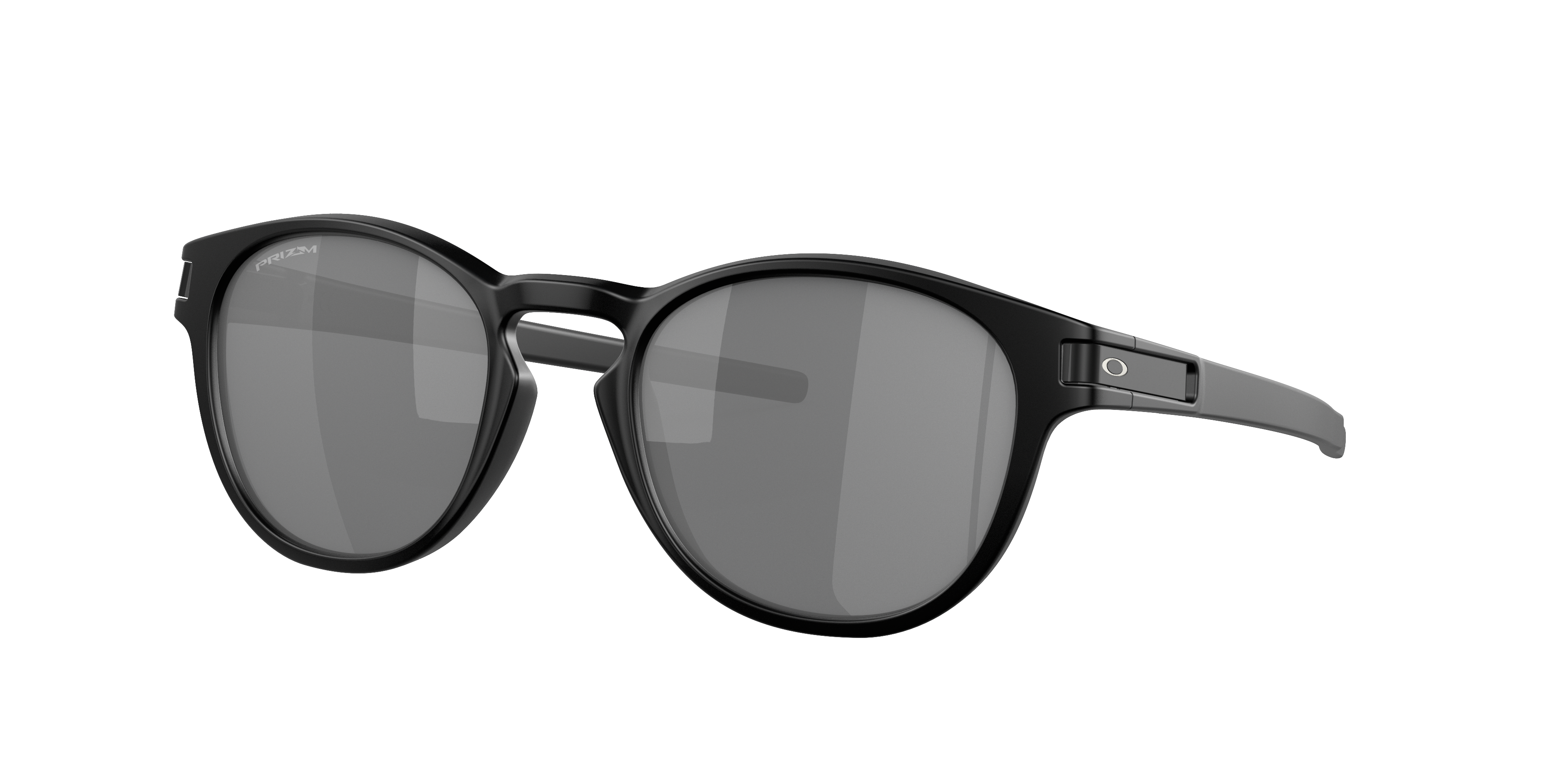 Oakley Latch OO9265 in Matte Black / Prizm Black, three-quarter view #Colour_Matte Black / Prizm Black