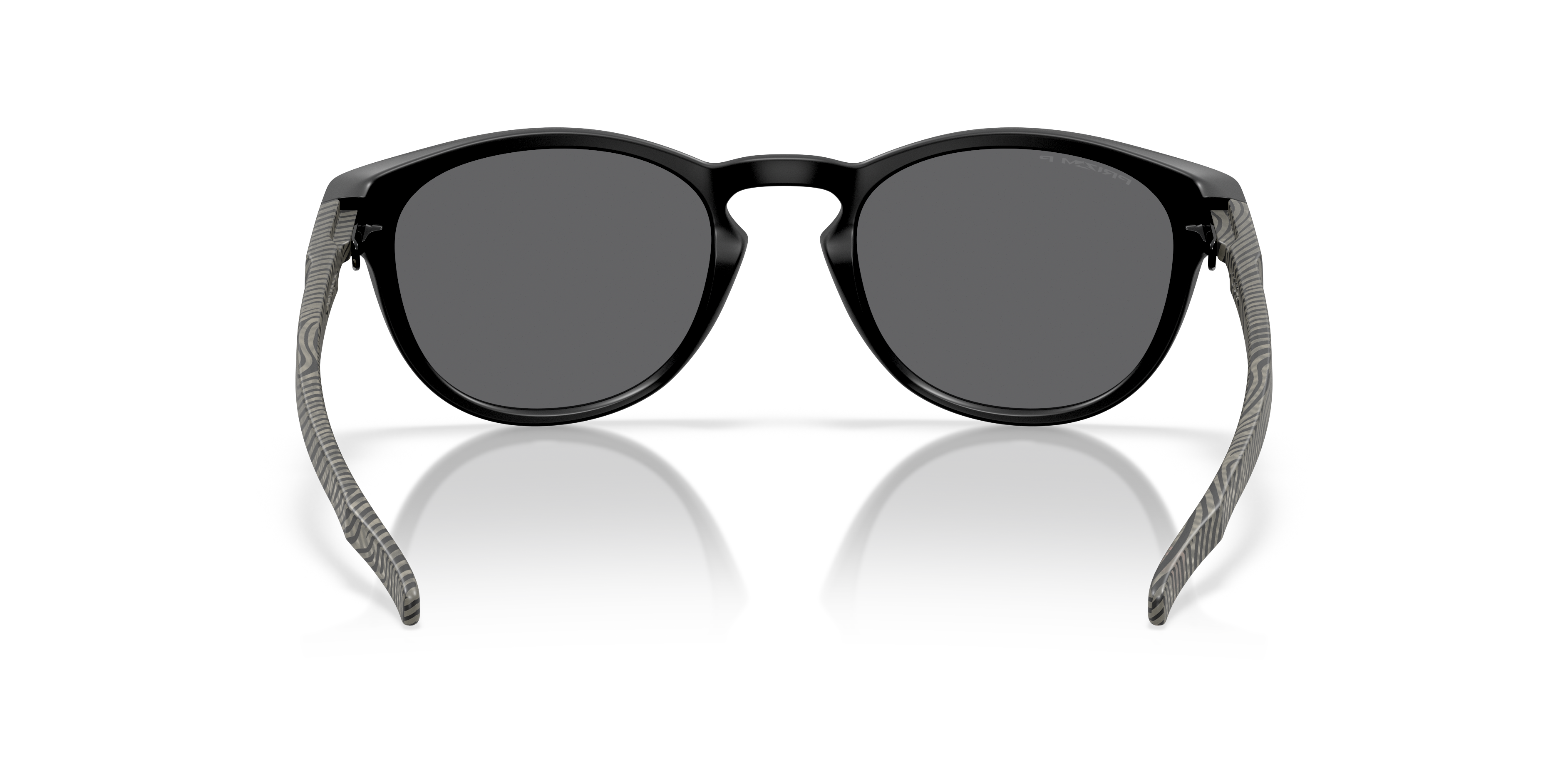 Oakley Latch OO9265 in Matte Black / Prizm Black Polarized, back view #Colour_Matte Black / Prizm Black Polarized