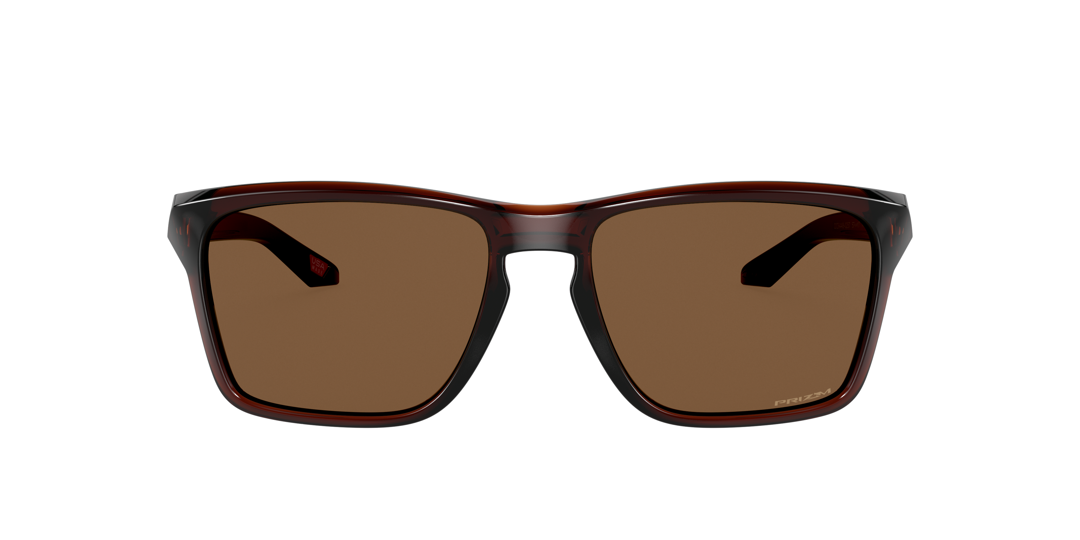 Oakley Sylas OO9448 in Polished Rootbeer / Prizm Bronze, front view #Colour_Polished Rootbeer / Prizm Bronze