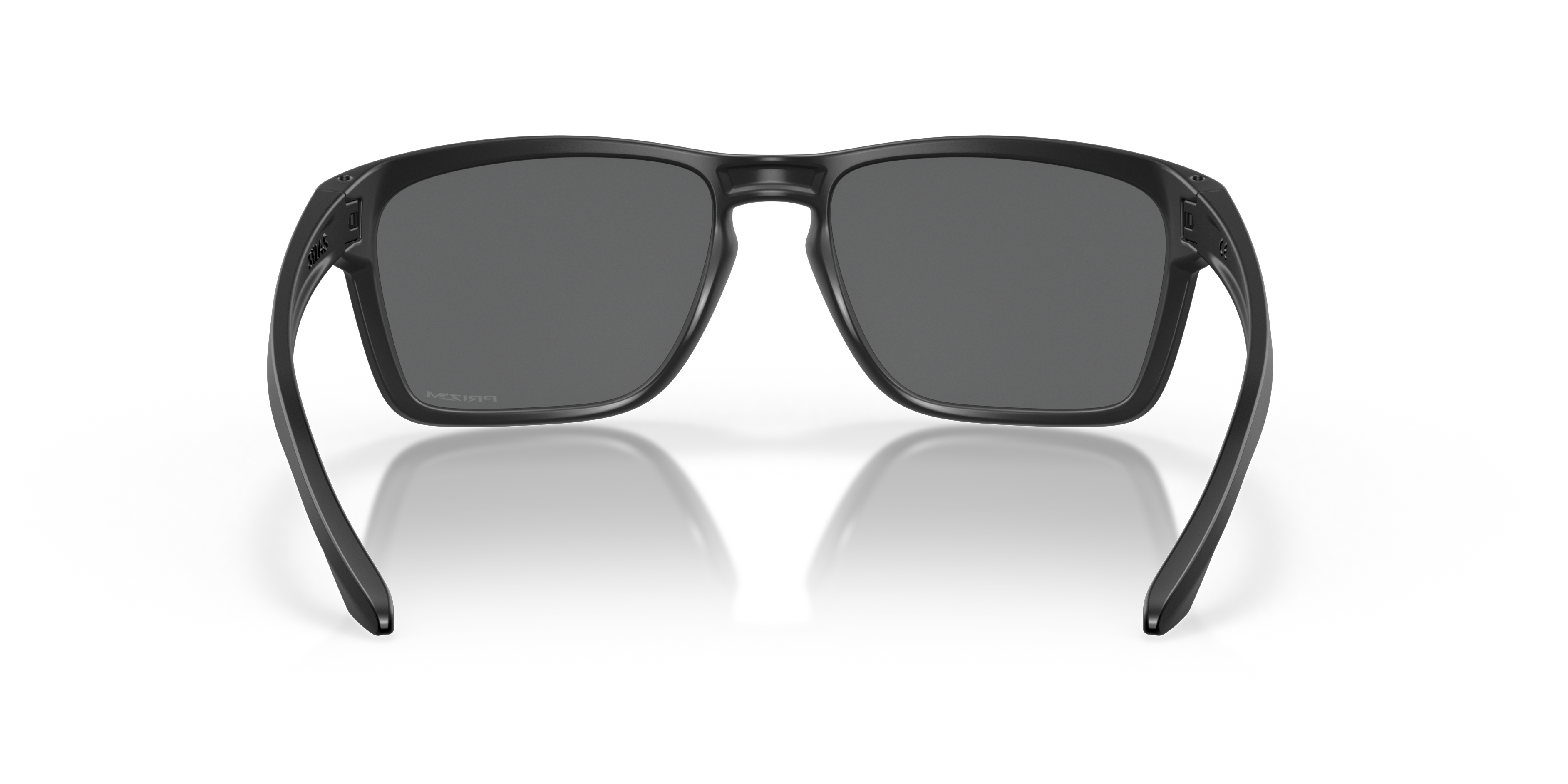 Oakley Sylas OO9448 in Matte Black / Prizm Black, back view #Colour_Matte Black / Prizm Black