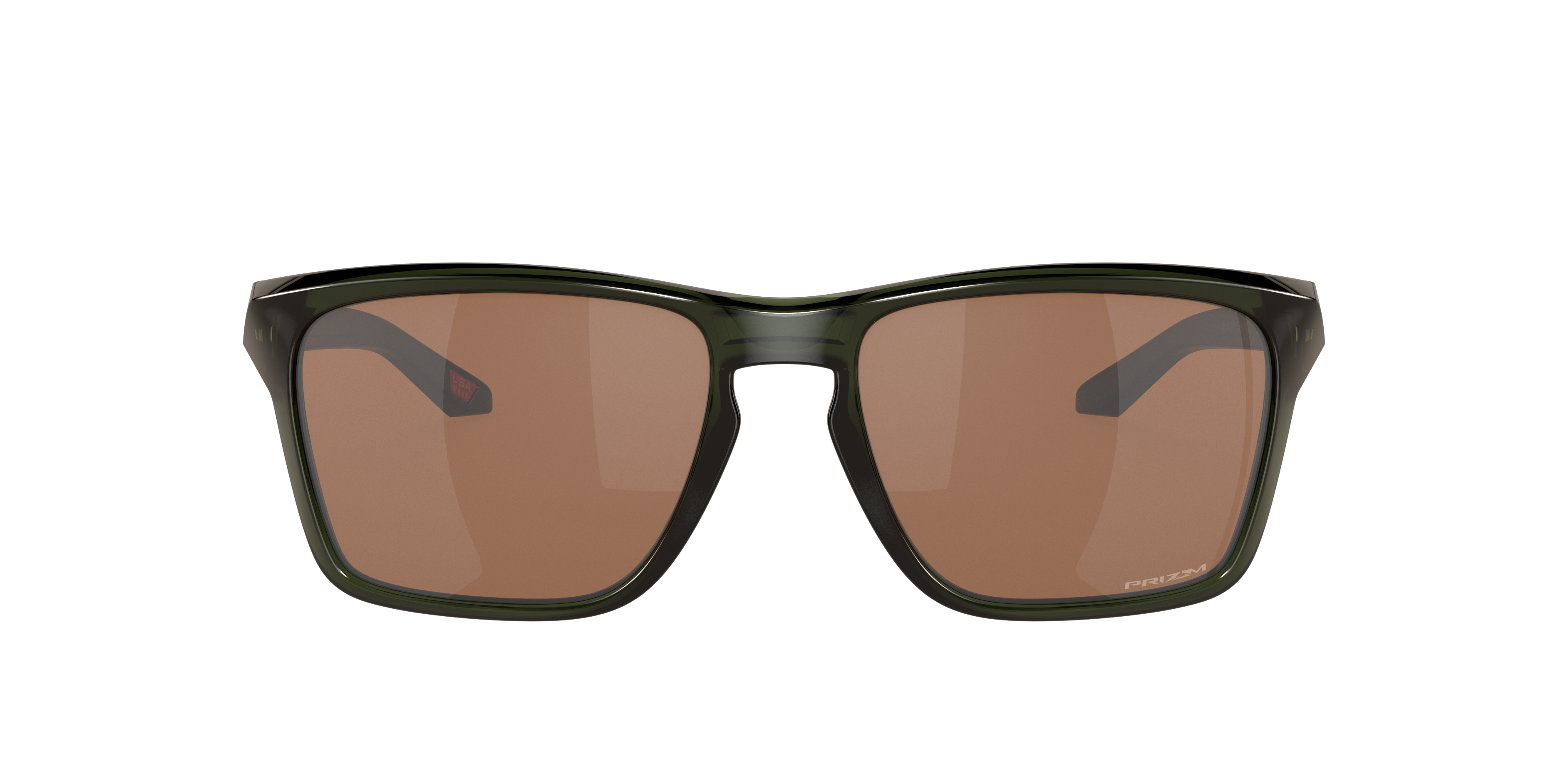 Oakley Sylas OO9448 in Olive Ink / Prizm Tungsten, front view #Colour_Olive Ink / Prizm Tungsten