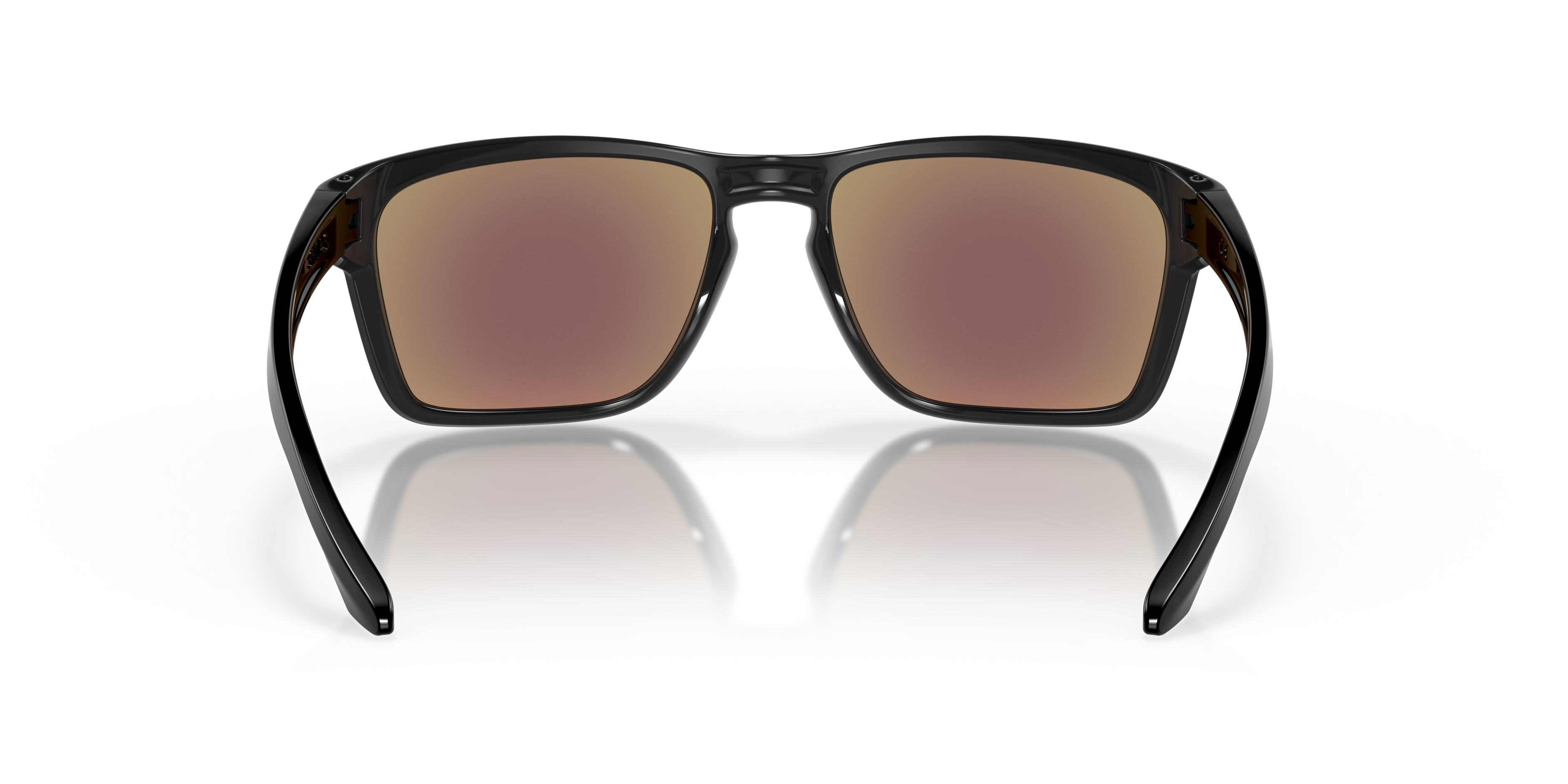 Oakley Sylas OO9448 in Black Ink / Sapphire Iridium, back view #Colour_Black Ink / Sapphire Iridium