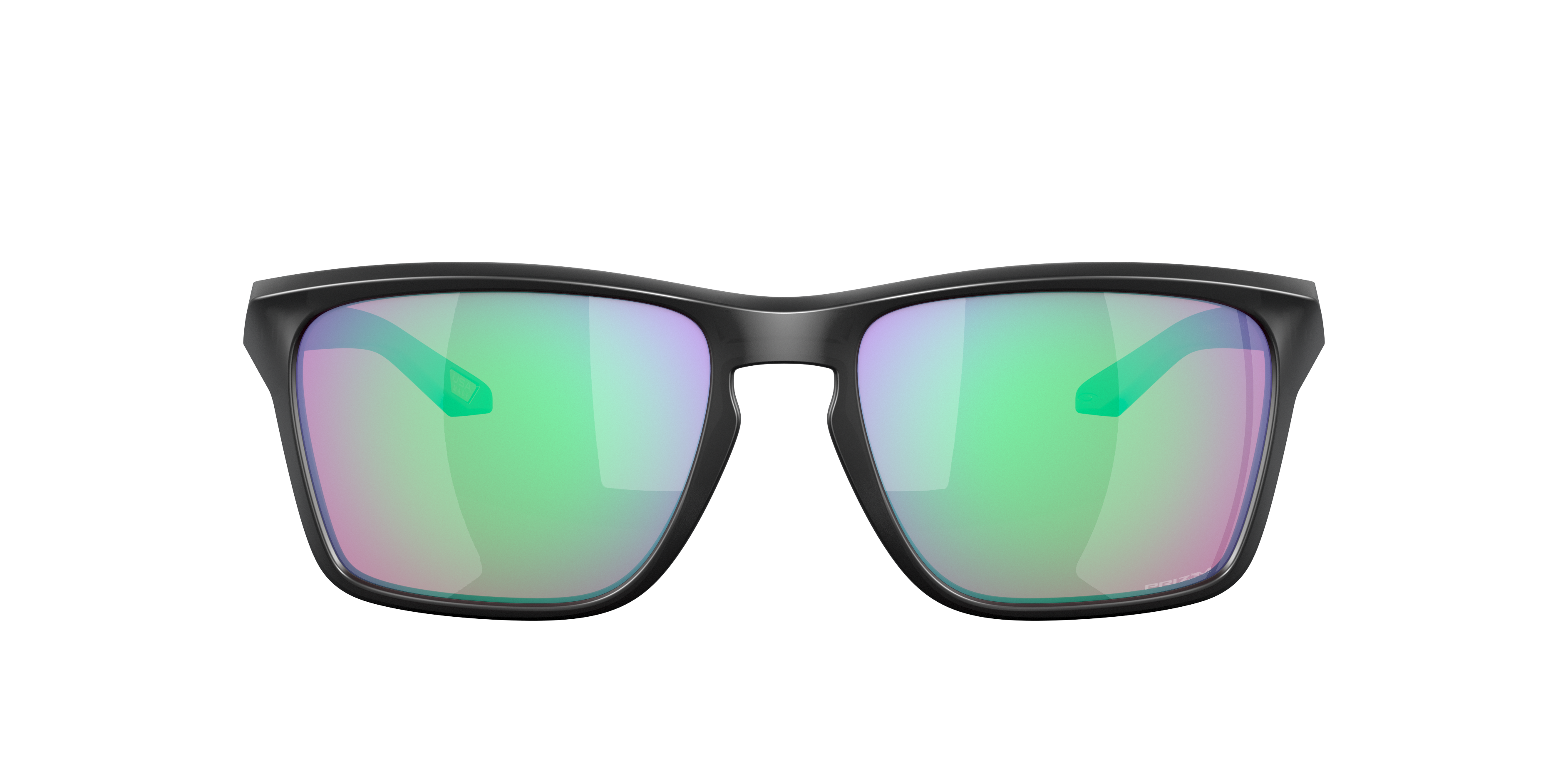 Oakley Sylas OO9448 in Matte Black Ink / Prizm Golf, front view #Colour_Matte Black Ink / Prizm Golf