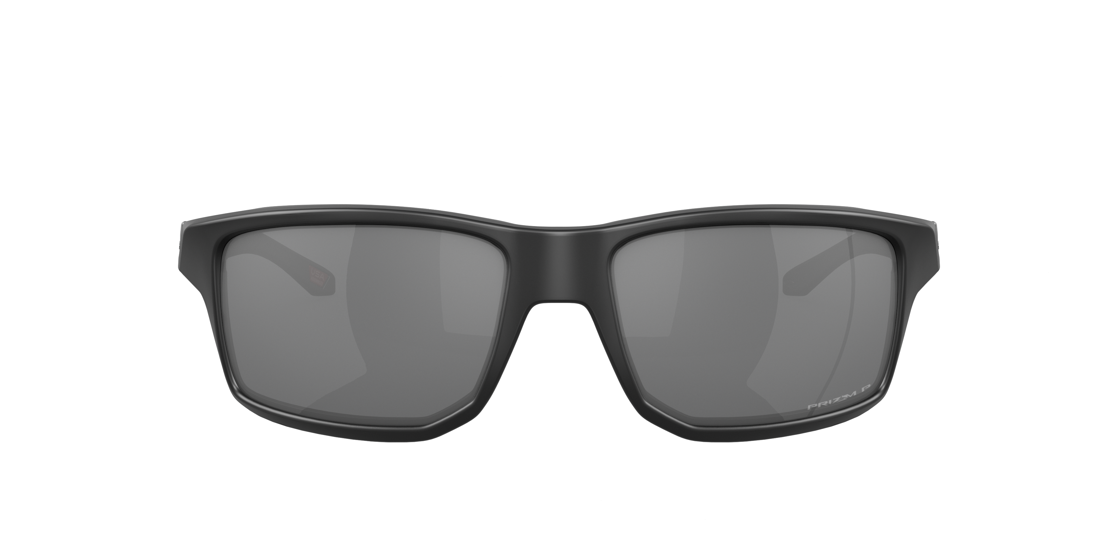 Oakley Gibston OO9449 in Matte Black / Prizm Black Polarized, front view #Colour_Matte Black / Prizm Black Polarized