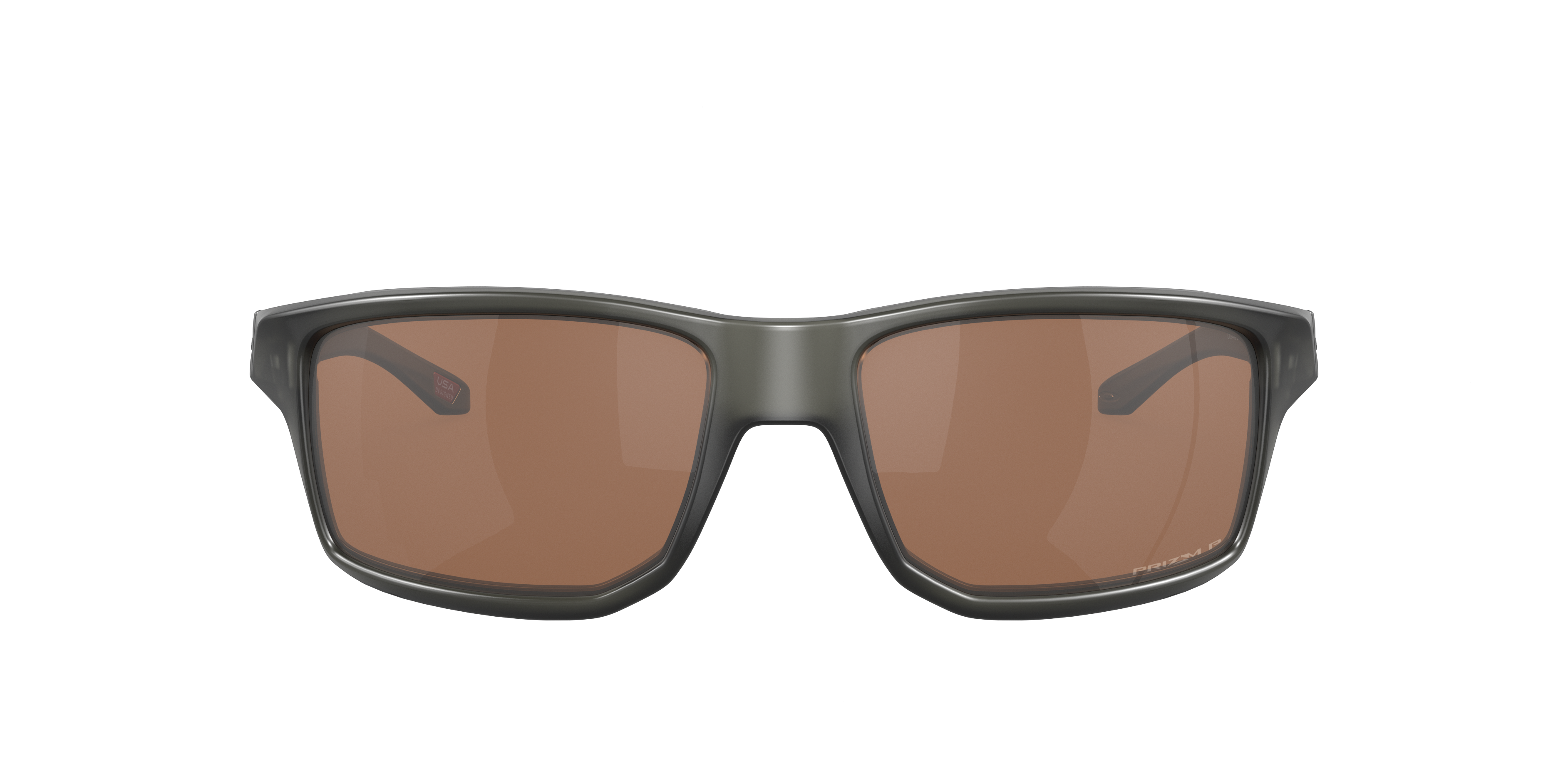 Oakley Gibston OO9449 in Matte Grey Smoke / Prizm Tungsten Polarized, front view #Colour_Matte Grey Smoke / Prizm Tungsten Polarized