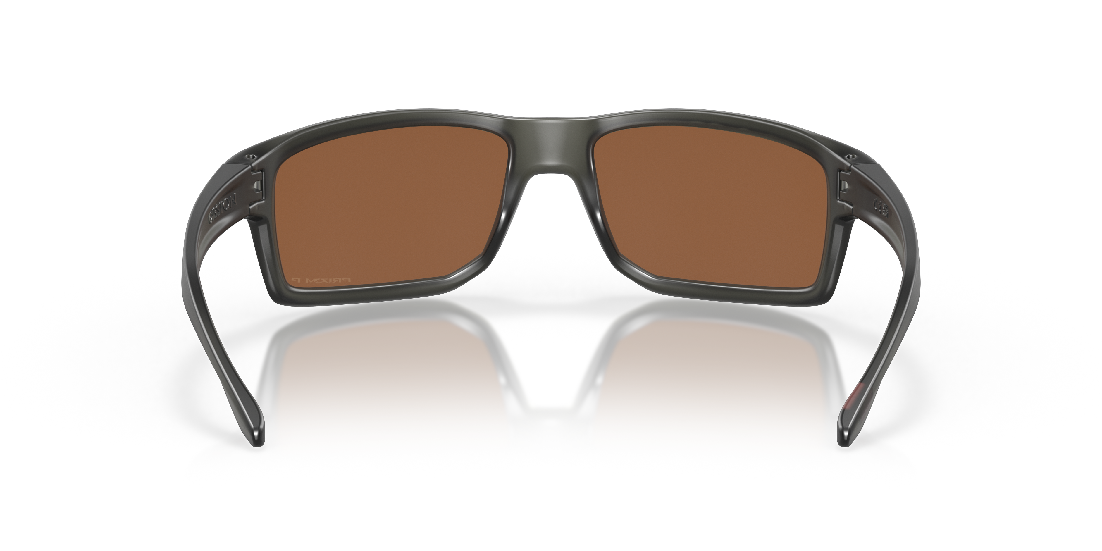 Oakley Gibston OO9449 in Matte Grey Smoke / Prizm Tungsten Polarized, back view #Colour_Matte Grey Smoke / Prizm Tungsten Polarized
