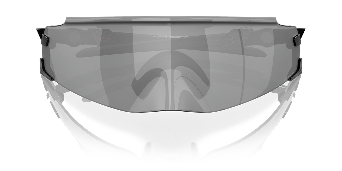 Oakley Kato OO9455M in Polished Black / Prizm Black, front detail view #Colour_Polished Black / Prizm Black (945501)