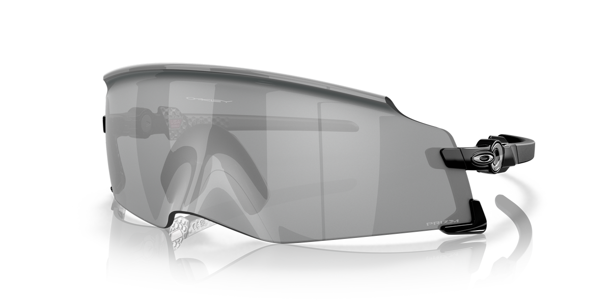 Oakley Kato OO9455M in Polished Black / Prizm Black, three-quarter view #Colour_Polished Black / Prizm Black (945501)