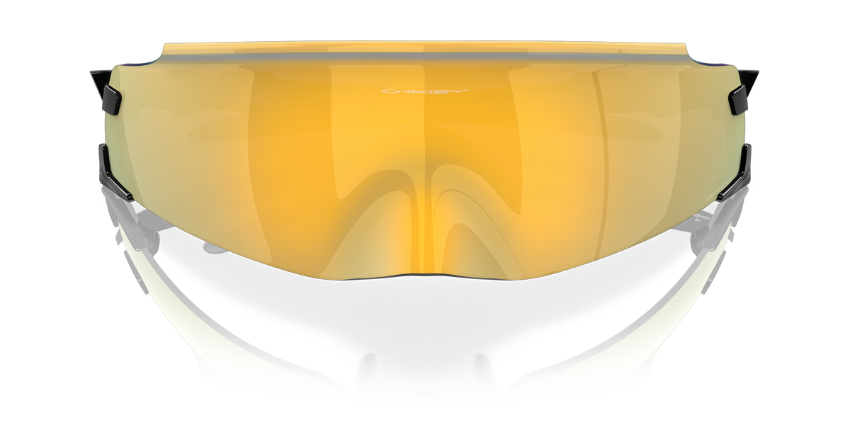 Oakley Kato OO9455M in Polished Black / Prizm 24K, front detail view #Colour_Polished Black / Prizm 24K (945502)