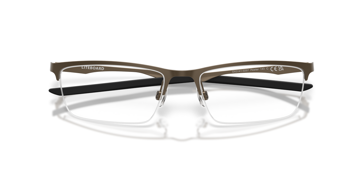 Oakley Liteboard OX3141 in Pewter, front detail view #Colour_Pewter (314102)