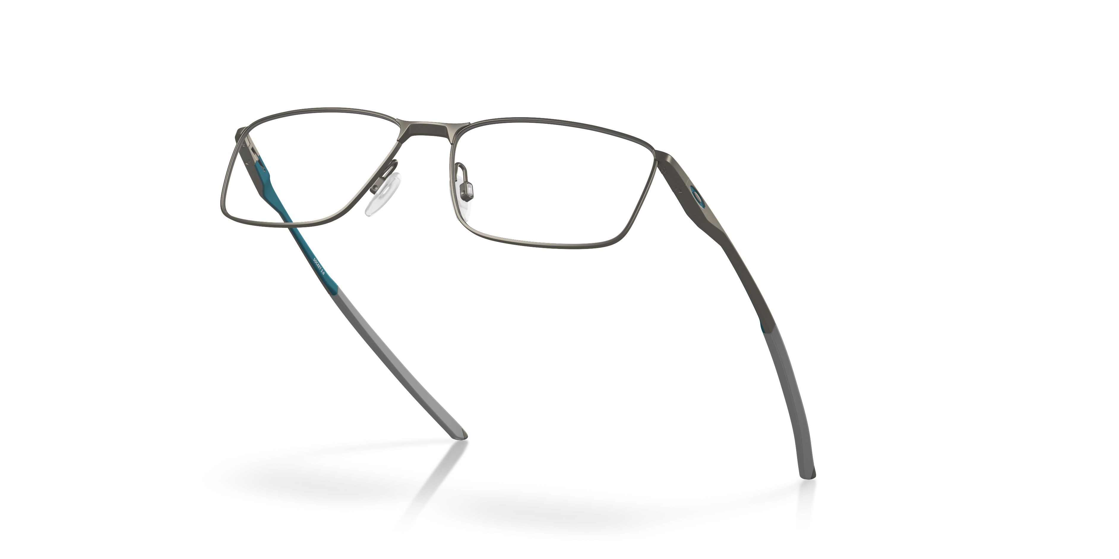 Oakley Socket 5.0 OX3217 in Matte Gunmetal (321715), angled view #Colour_Matte Gunmetal (321715)