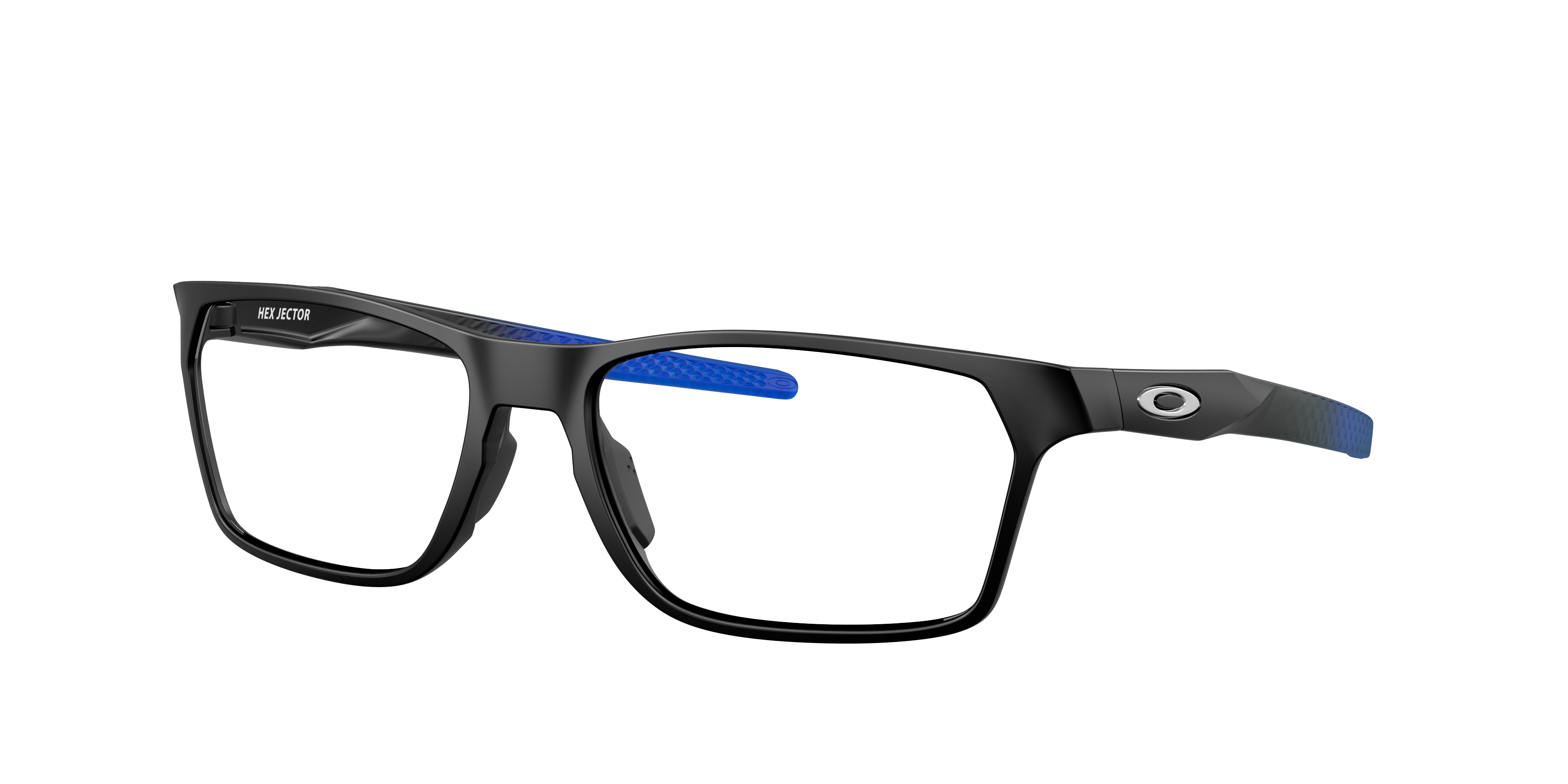 Oakley Hex Jector OX8032 in Satin Black (803210), three-quarter view #Colour_Satin Black (803210)