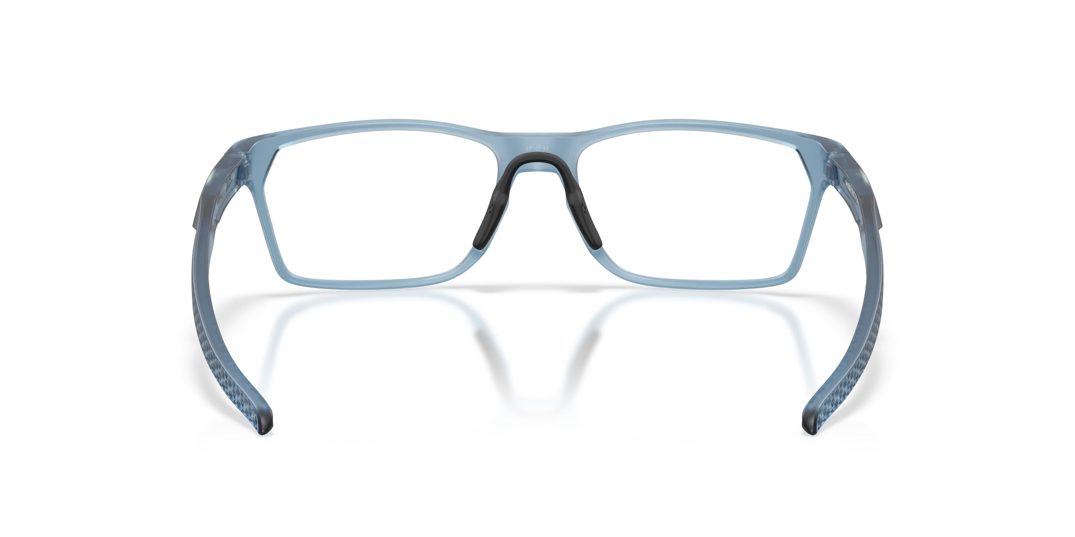 Oakley Hex Jector OX8032 in Matt Transparent Abyss, back view #Colour_Matt Transparent Abyss