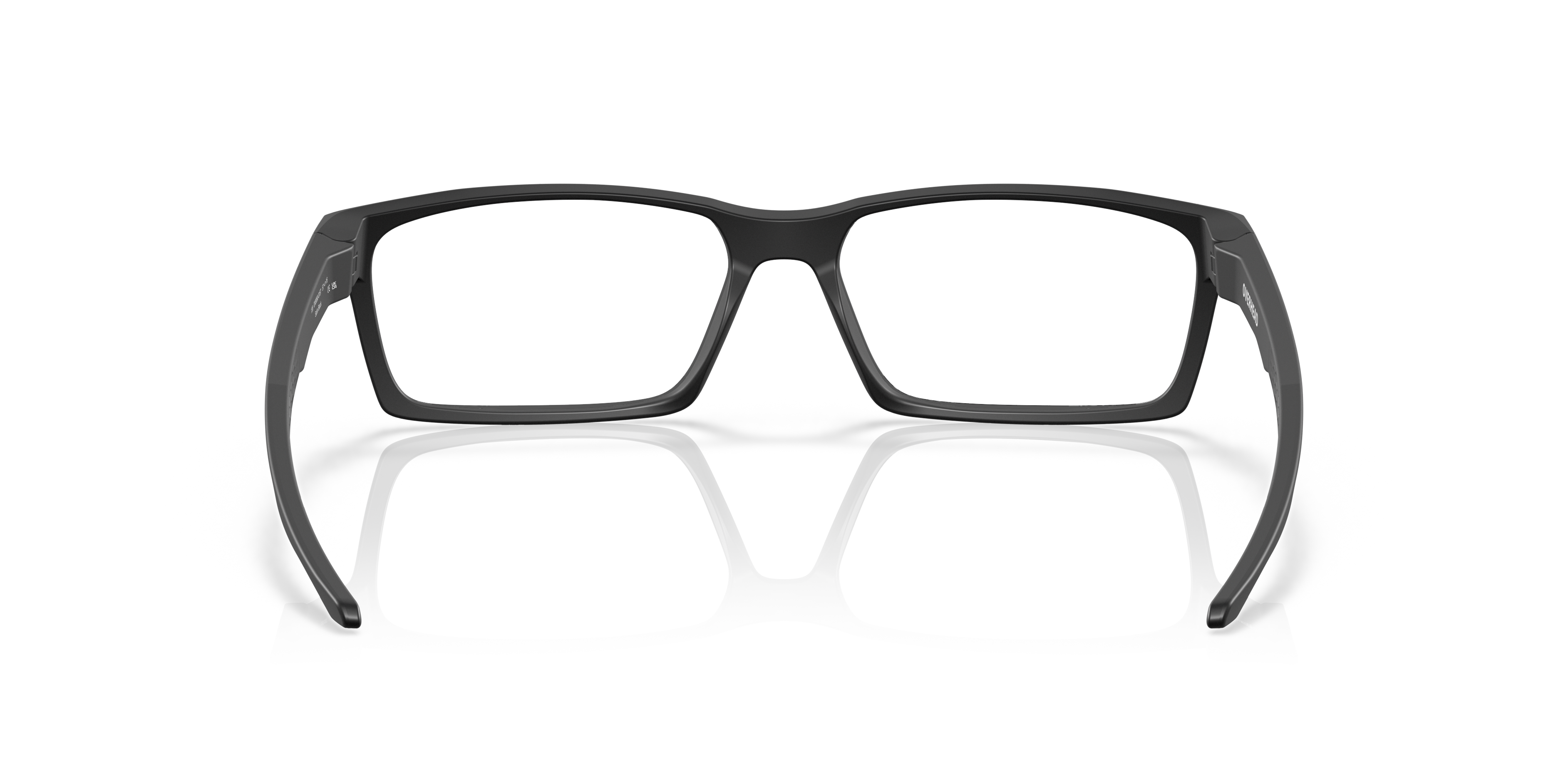 Oakley Overhead OX8060 in Satin Black, back view #Colour_Satin Black