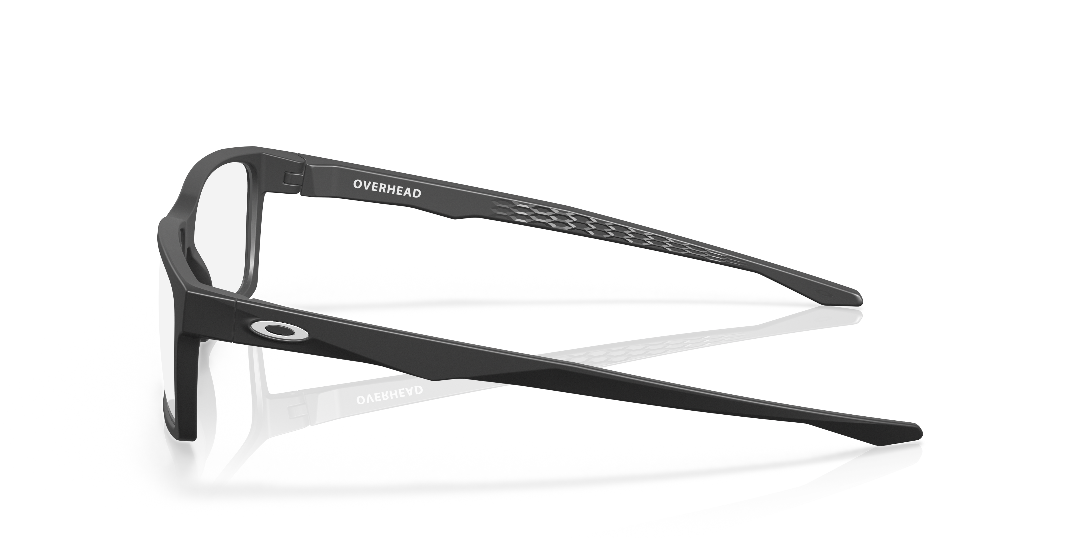 Oakley Overhead OX8060 in Satin Black, side view #Colour_Satin Black