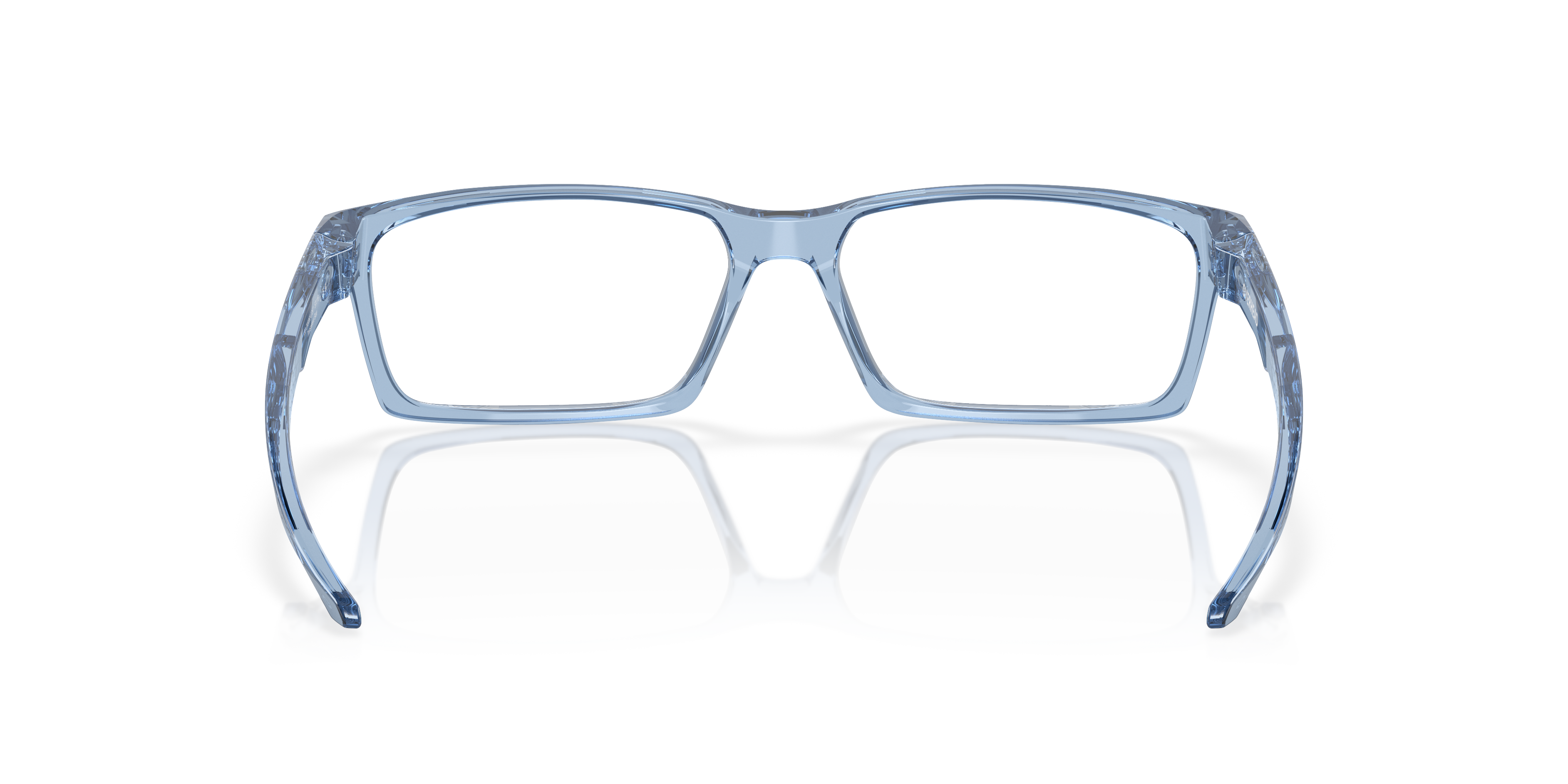 Oakley Overhead OX8060 in Transparent Blue, back view #Colour_Transparent Blue