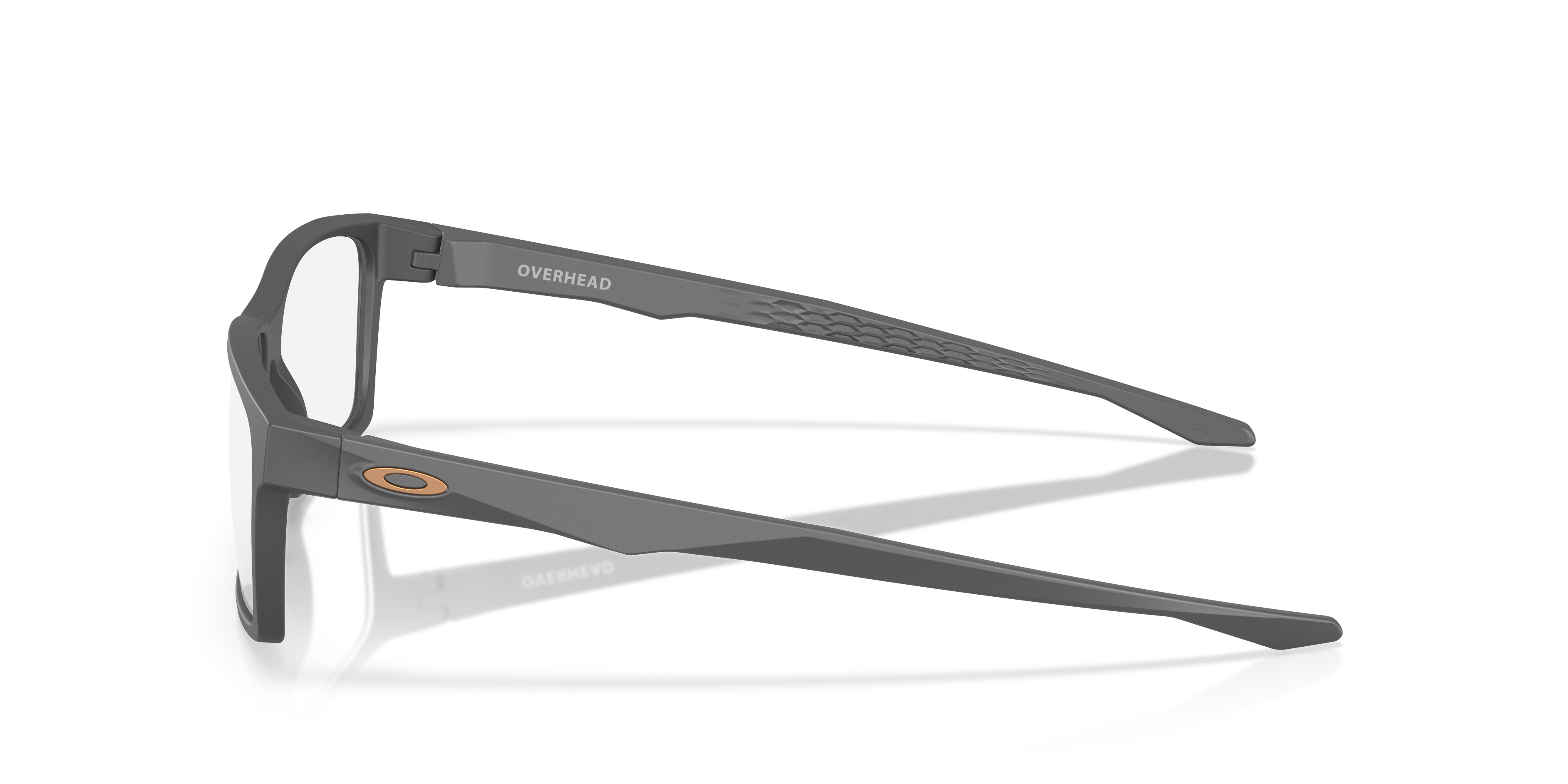 Oakley Overhead OX8060 in Matte Carbon, side view #Colour_Matte Carbon